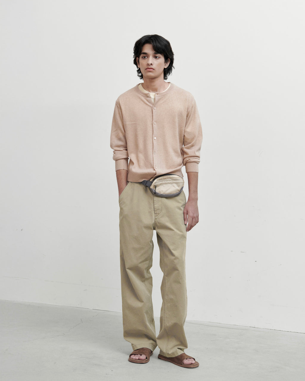 Brownyard - French Work Pants (Beige) product image 1 | TRAB K-Fashion Australia