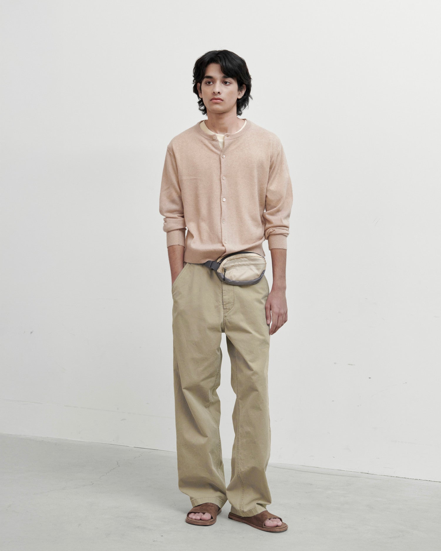 Brownyard - French Work Pants (Beige) product image 1 | TRAB K-Fashion Australia