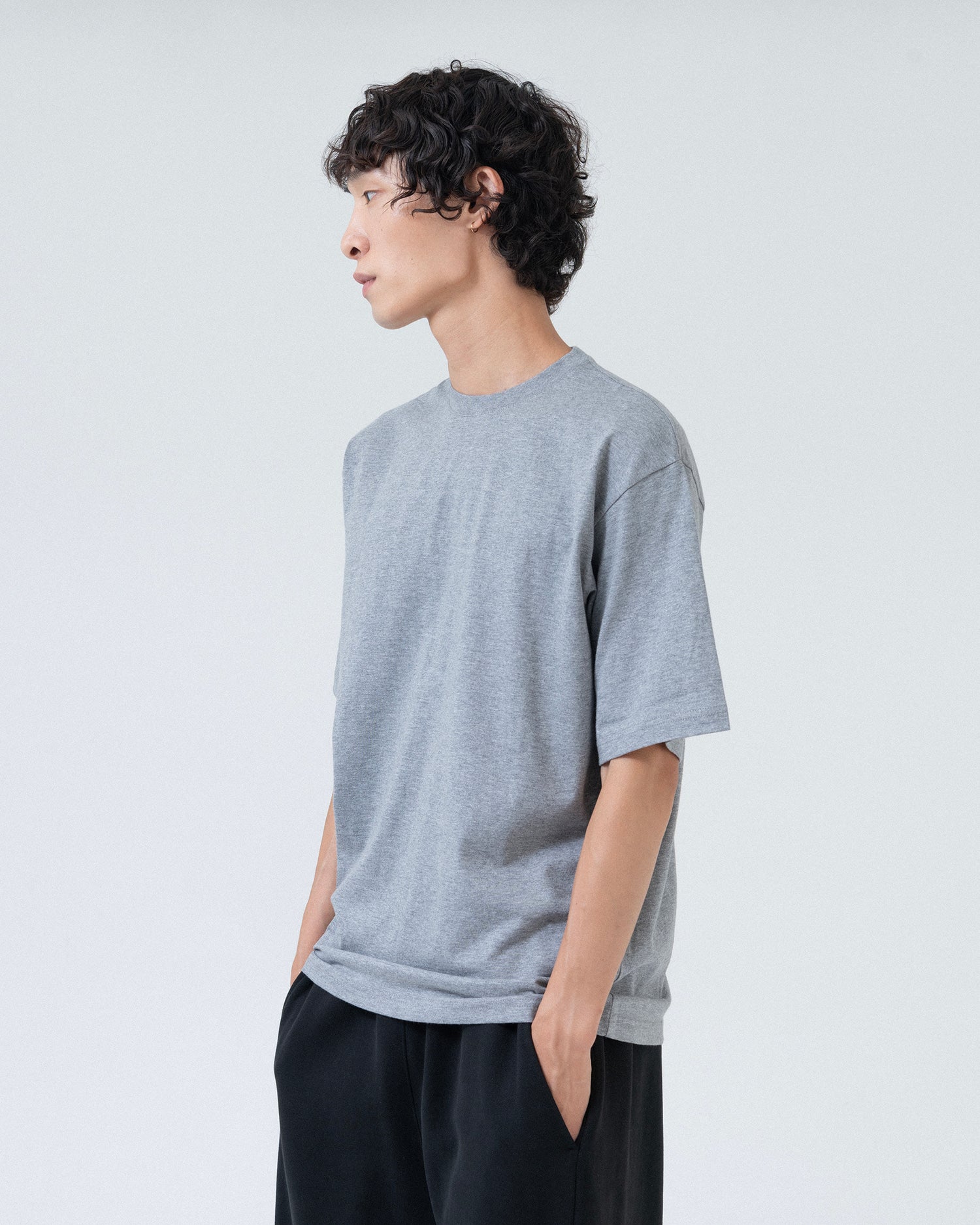 Brownyard - One Day T Shirt (Grey) product image 2 | TRAB K-Fashion Australia