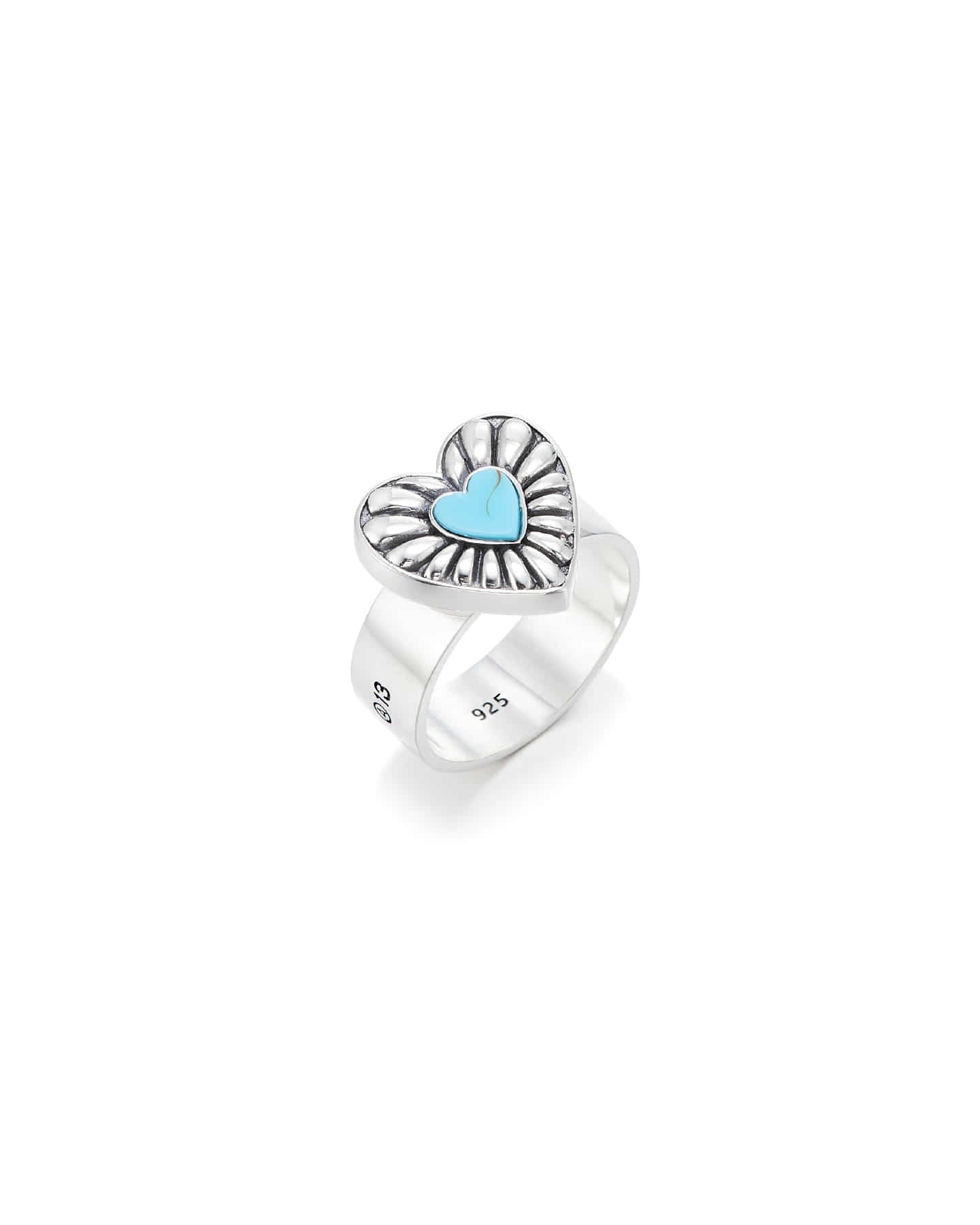 Numbering - Heart Turquoise Ring #8460 product image 3 | TRAB K-Fashion Australia