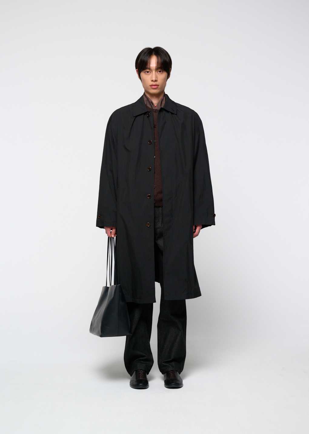 Amomento - Large leather tote bag (Black) product image 10 | TRAB K-Fashion Australia