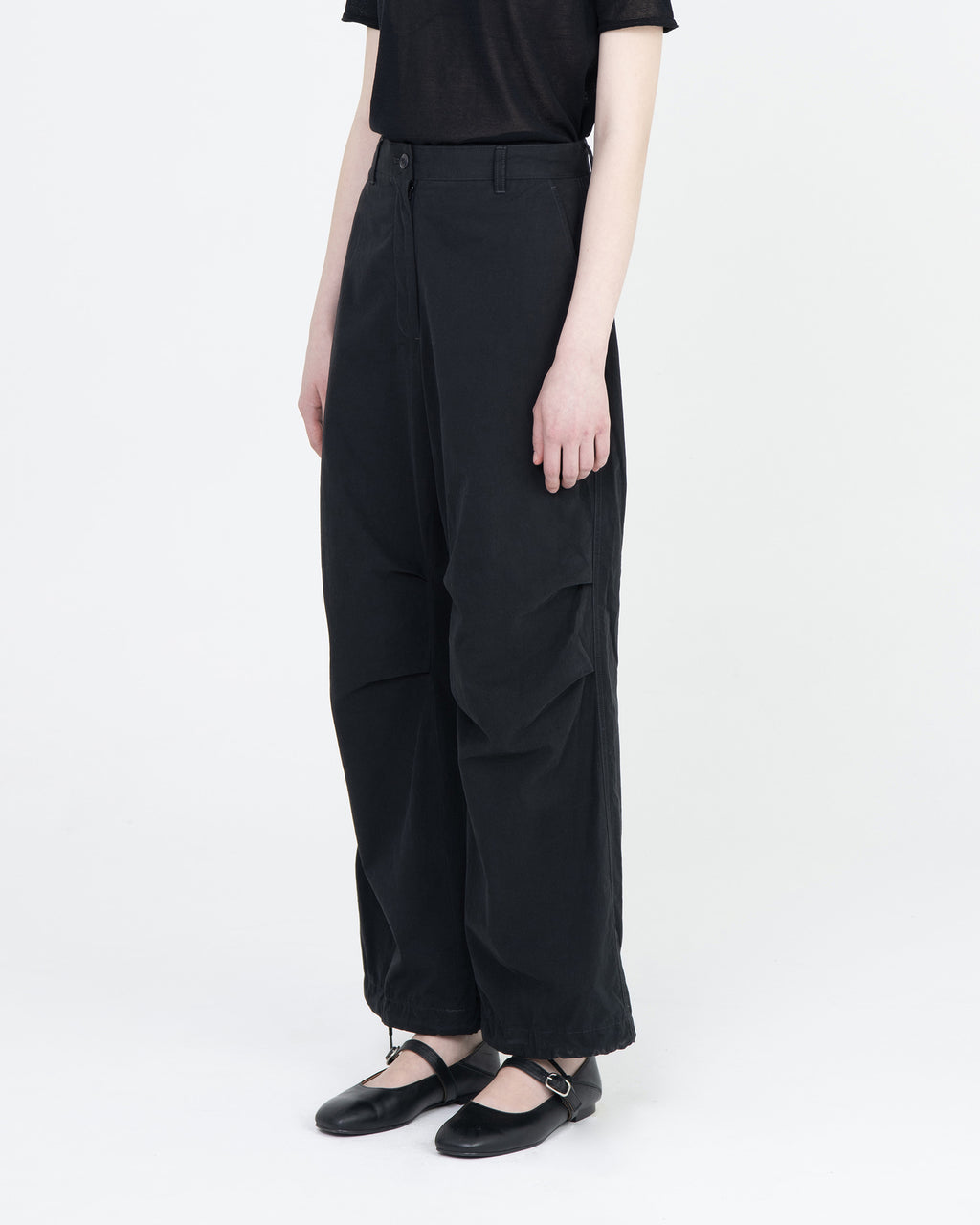 Brownyard - Washed Parachute Pants (Black) product image 2 | TRAB K-Fashion Australia