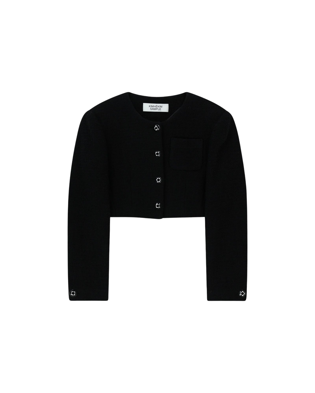 Kimhe Kim - Wool Tweed Short Jacket (Black) product image 9 | TRAB K-Fashion Australia