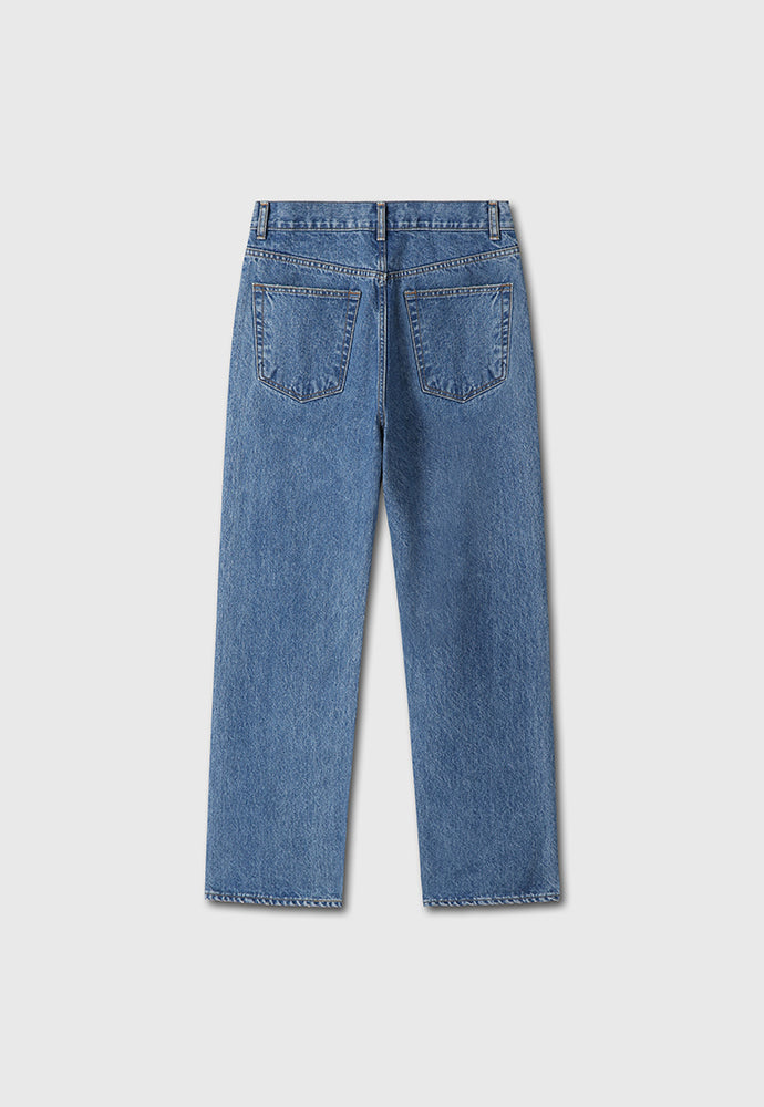Tonywack - Straight-Leg Distressed Denim Jeans (Mid Blue) product image 7 | TRAB K-Fashion Australia