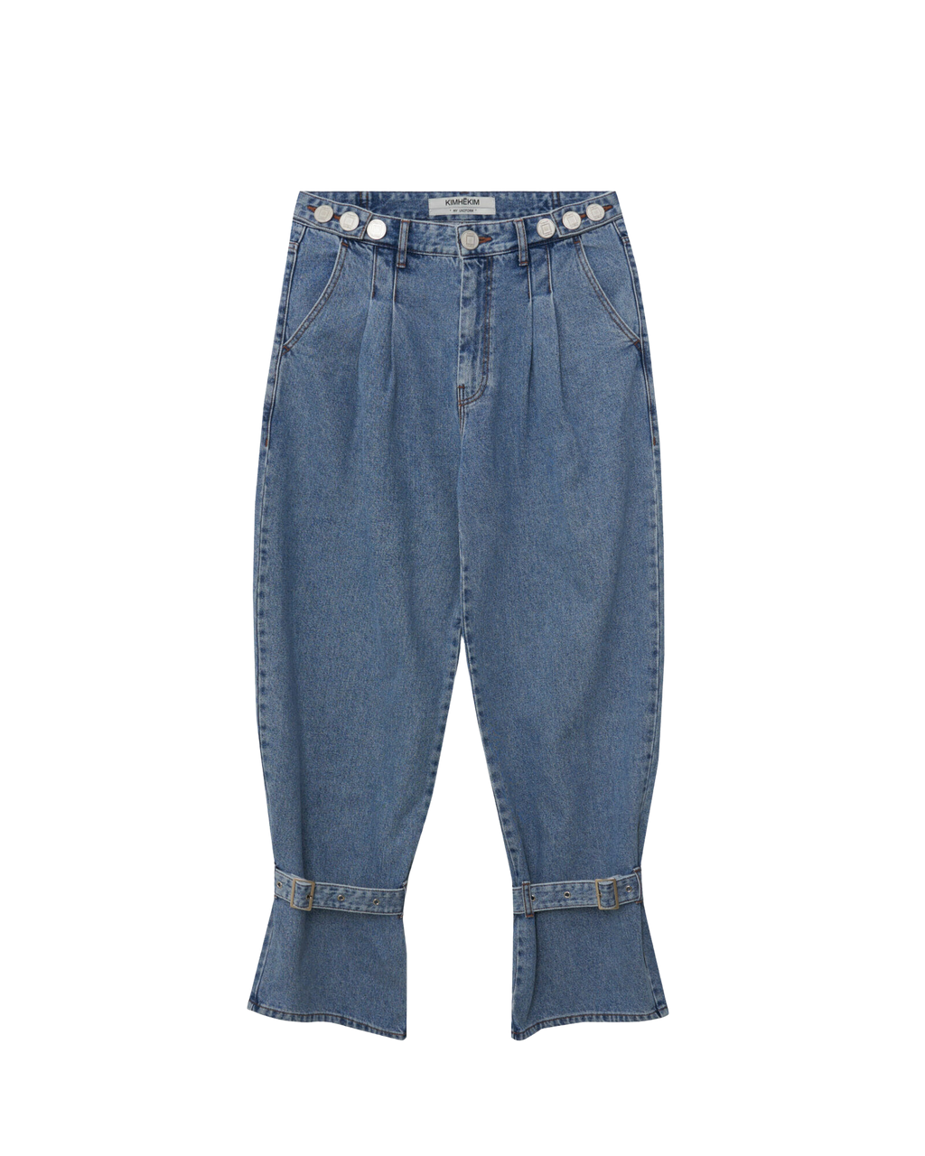 Kimhe Kim - Ng Ankle Tied Jeans (Blue) product image 6 | TRAB K-Fashion Australia