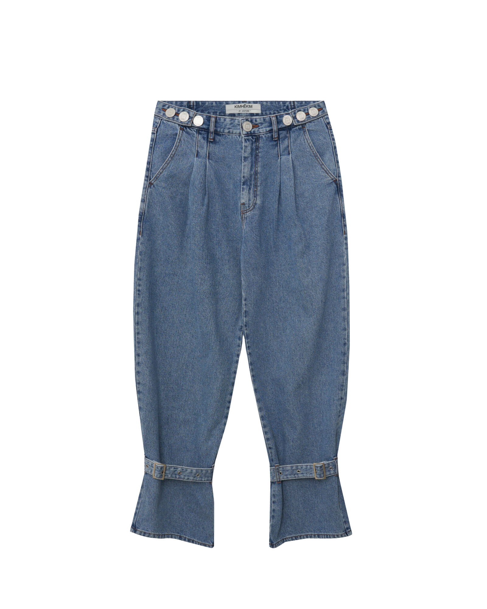 Kimhe Kim - Ng Ankle Tied Jeans (Blue) product image 6 | TRAB K-Fashion Australia