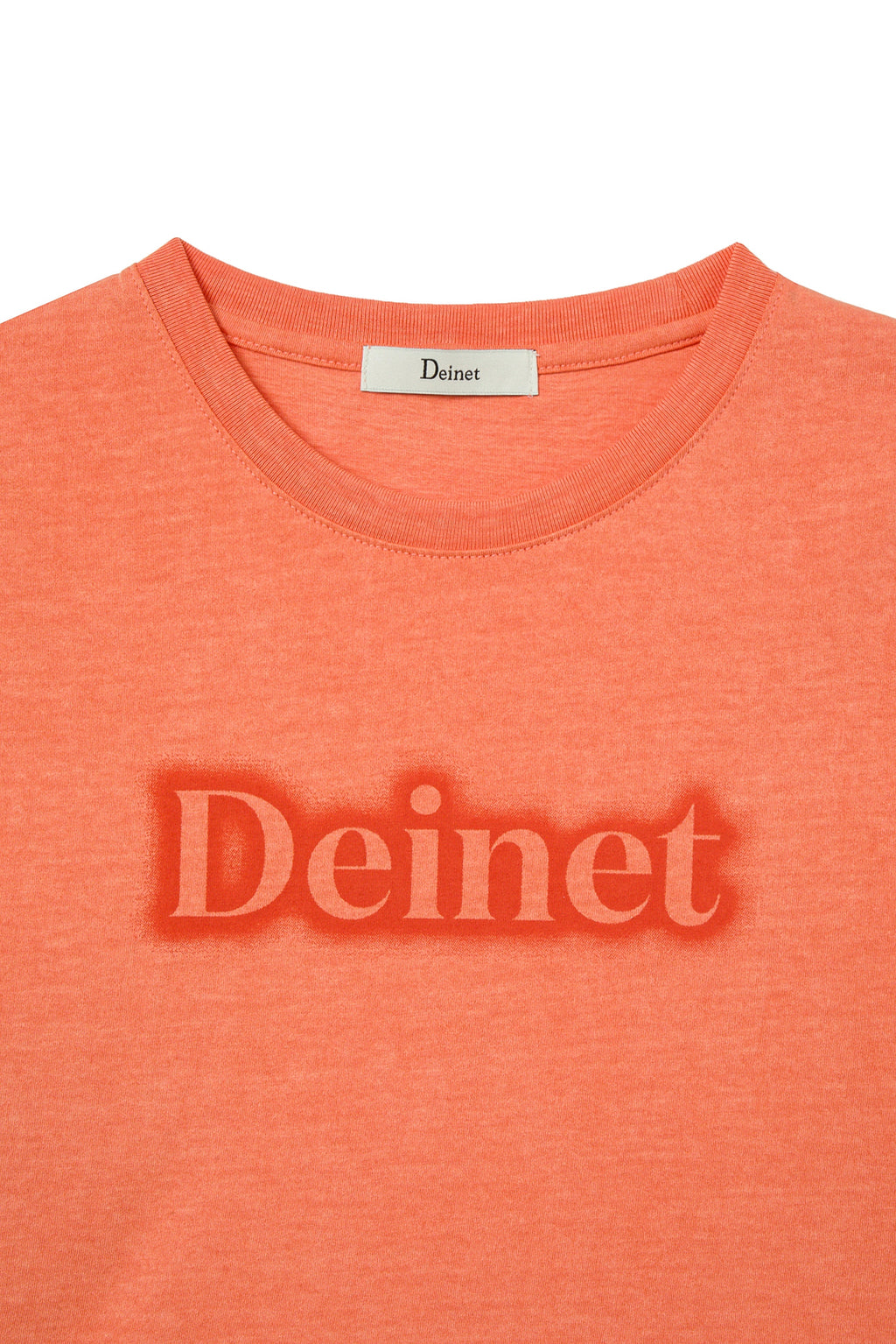 Deinet - Spray Logo Pigment T-Shirt (Orange) product image 3 | TRAB K-Fashion Australia