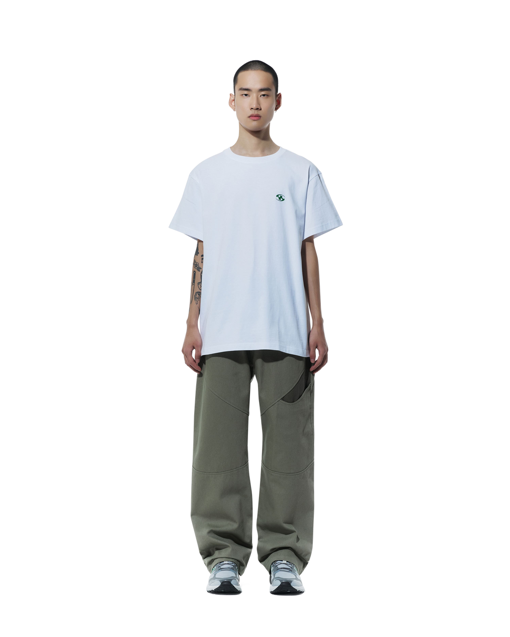 San San Gear - Forest T-Shirt (White) product image 1 | TRAB K-Fashion Australia