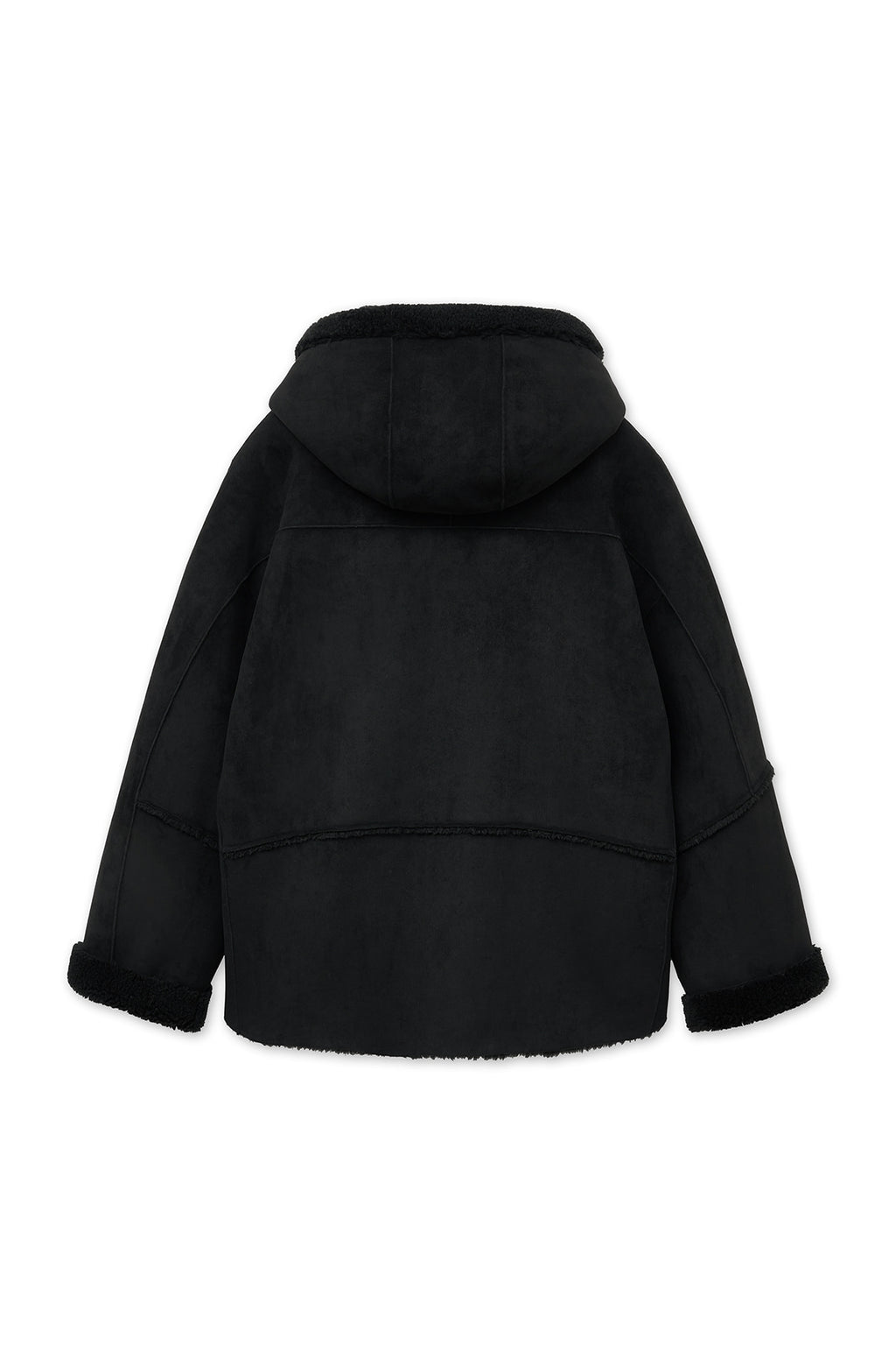Matin Kim - Reversible Hoody Mustang (Black) product image 3 | TRAB K-Fashion Australia