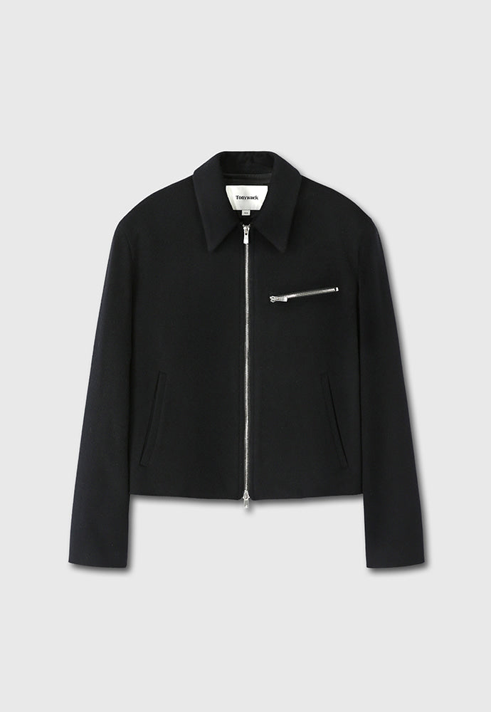 Tonywack - Cashmere Chest Zip Berlin Jacket (Black) product image 6 | TRAB K-Fashion Australia