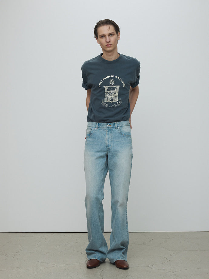 Tonywack - Anti Gallery Garment Dyed T-Shirt (Faded Navy) product image 3 | TRAB K-Fashion Australia