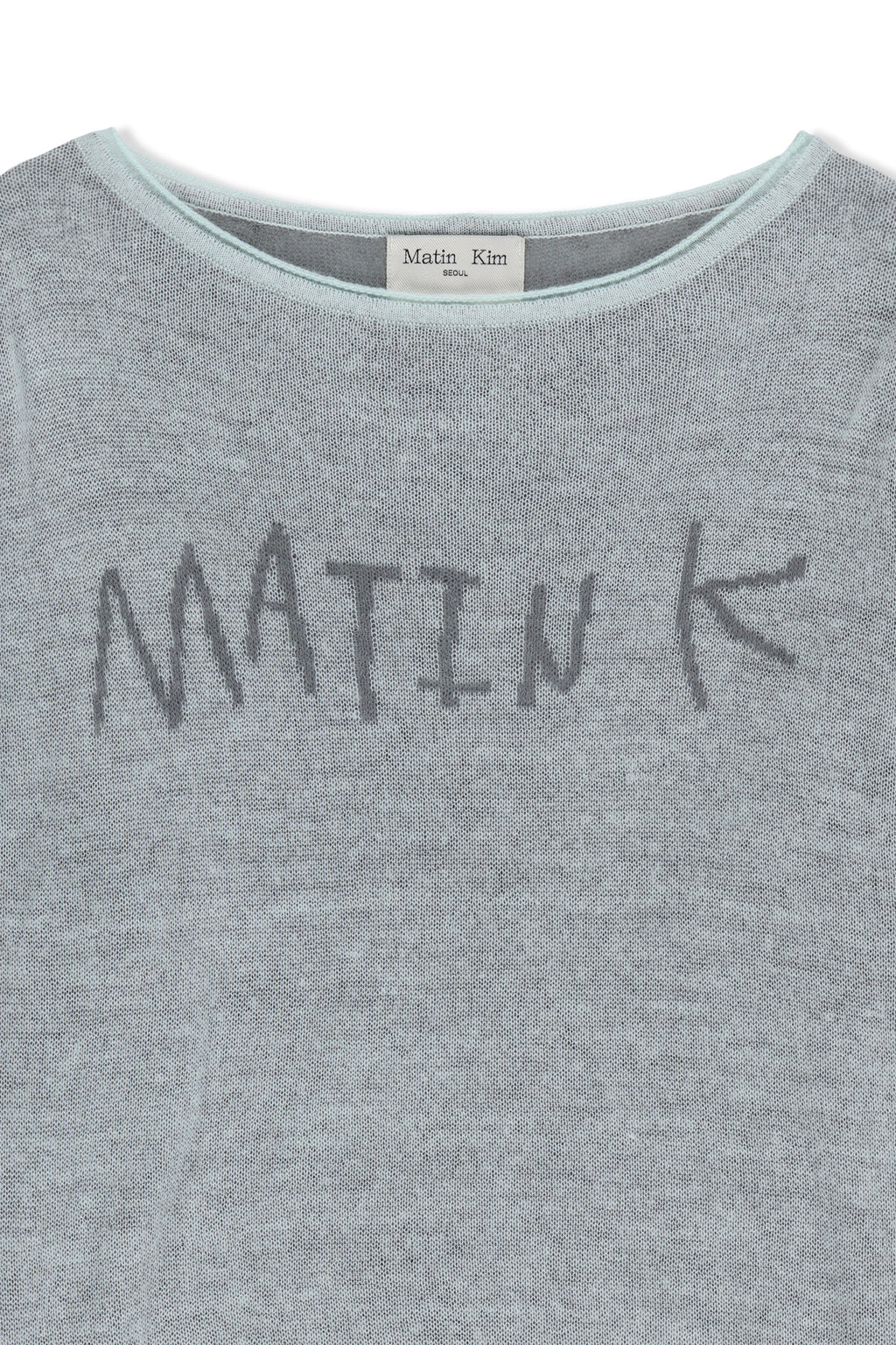 Matin Kim - Matin Dual Tone Knit Pullover (Mint) product image 3 | TRAB K-Fashion Australia
