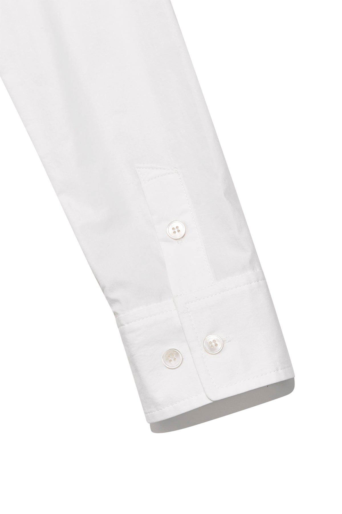 Matin Kim - Back Button Point Shirt (White) product image 4 | TRAB K-Fashion Australia