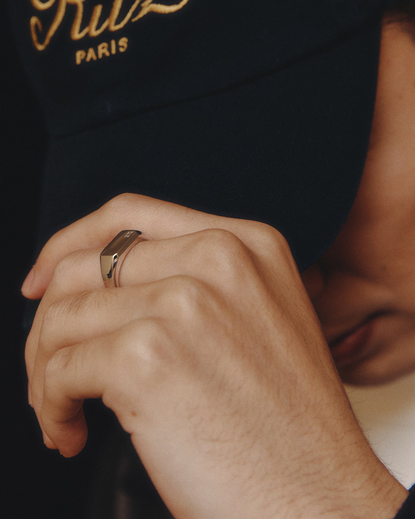 Numbering - A13 Signet Ring #7402 product image 2 | TRAB K-Fashion Australia