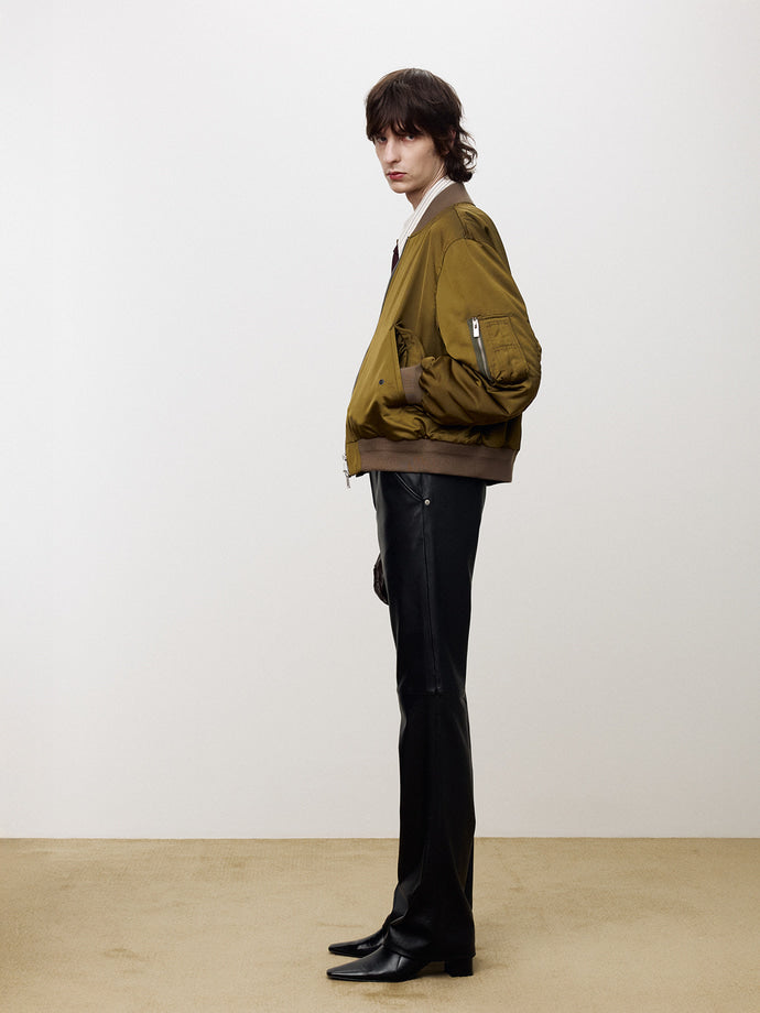 Tonywack - Nylon Bomber Jacket (Olive Gold) product image 3 | TRAB K-Fashion Australia