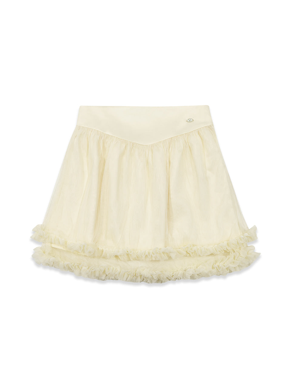 Margarin Fingers - Frill Tutu Skirt (Light Yellow) product image 2 | TRAB K-Fashion Australia
