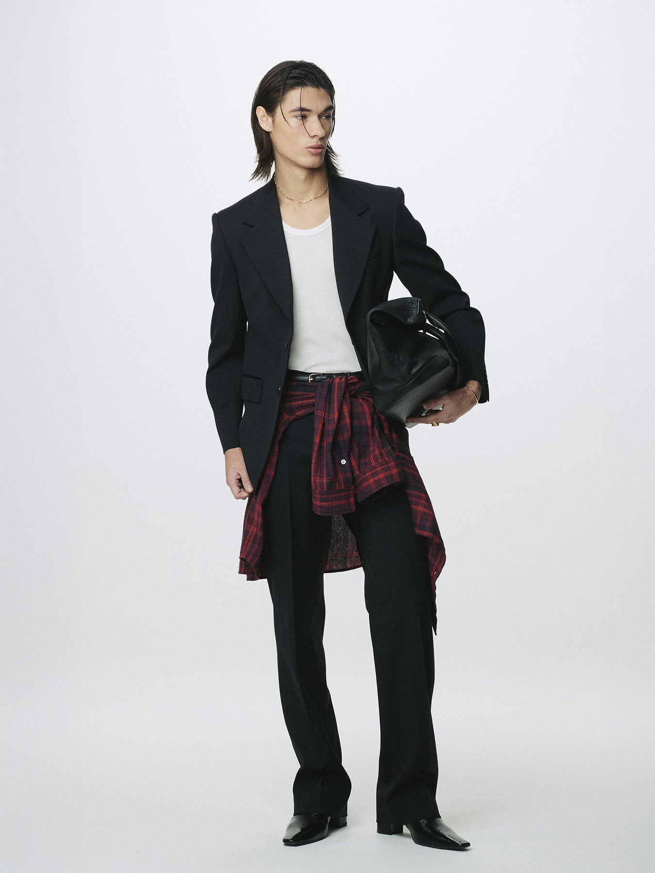 Tonywack - Wool Single-Breasted Tailored Jacket (Midnight) product image 4 | TRAB K-Fashion Australia