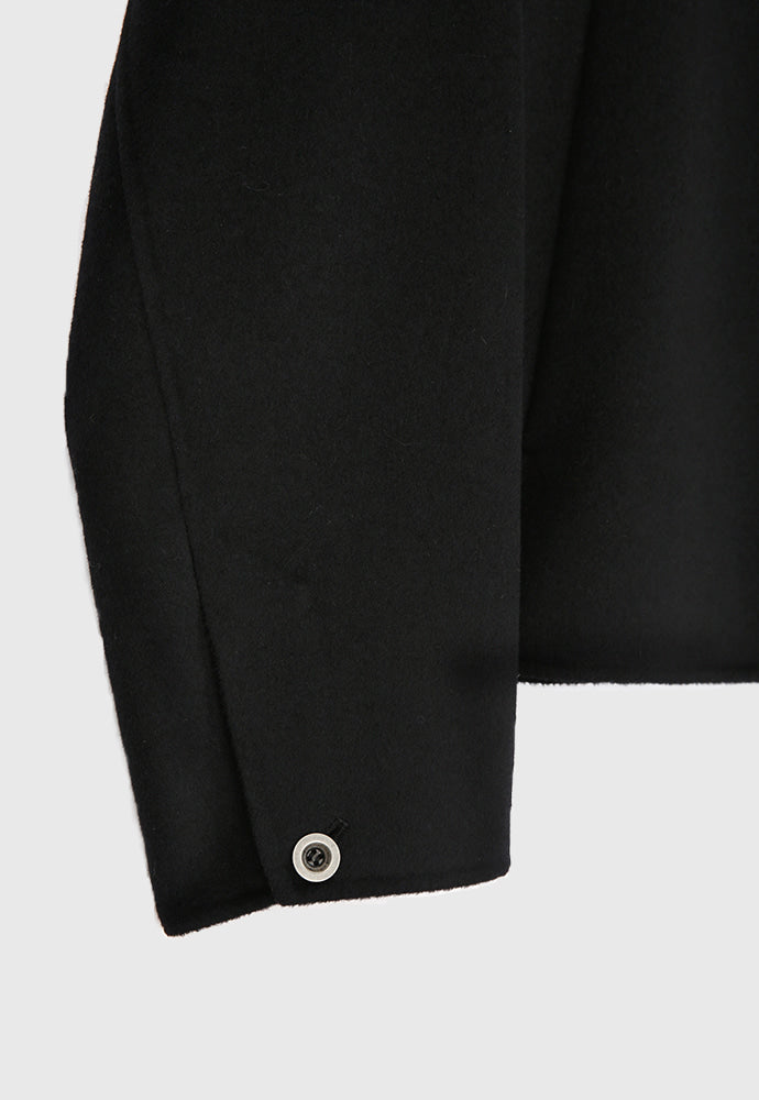 Tonywack - Handmade Cashmere Zipped Blouson Jacket (Black) product image 13 | TRAB K-Fashion Australia