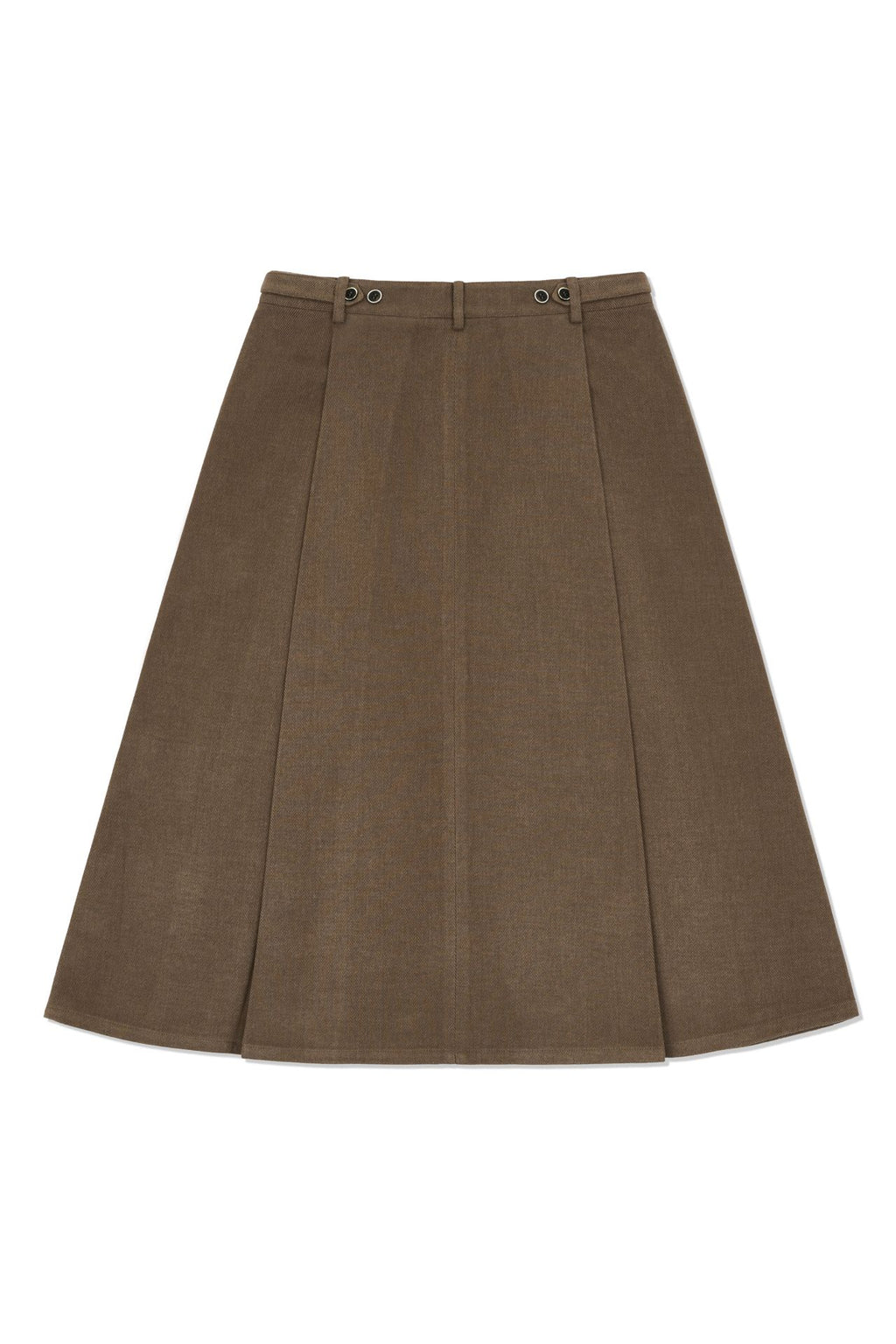 Ioedle - Kite Flying Pleated Skirt (Brown) product image 3 | TRAB K-Fashion Australia