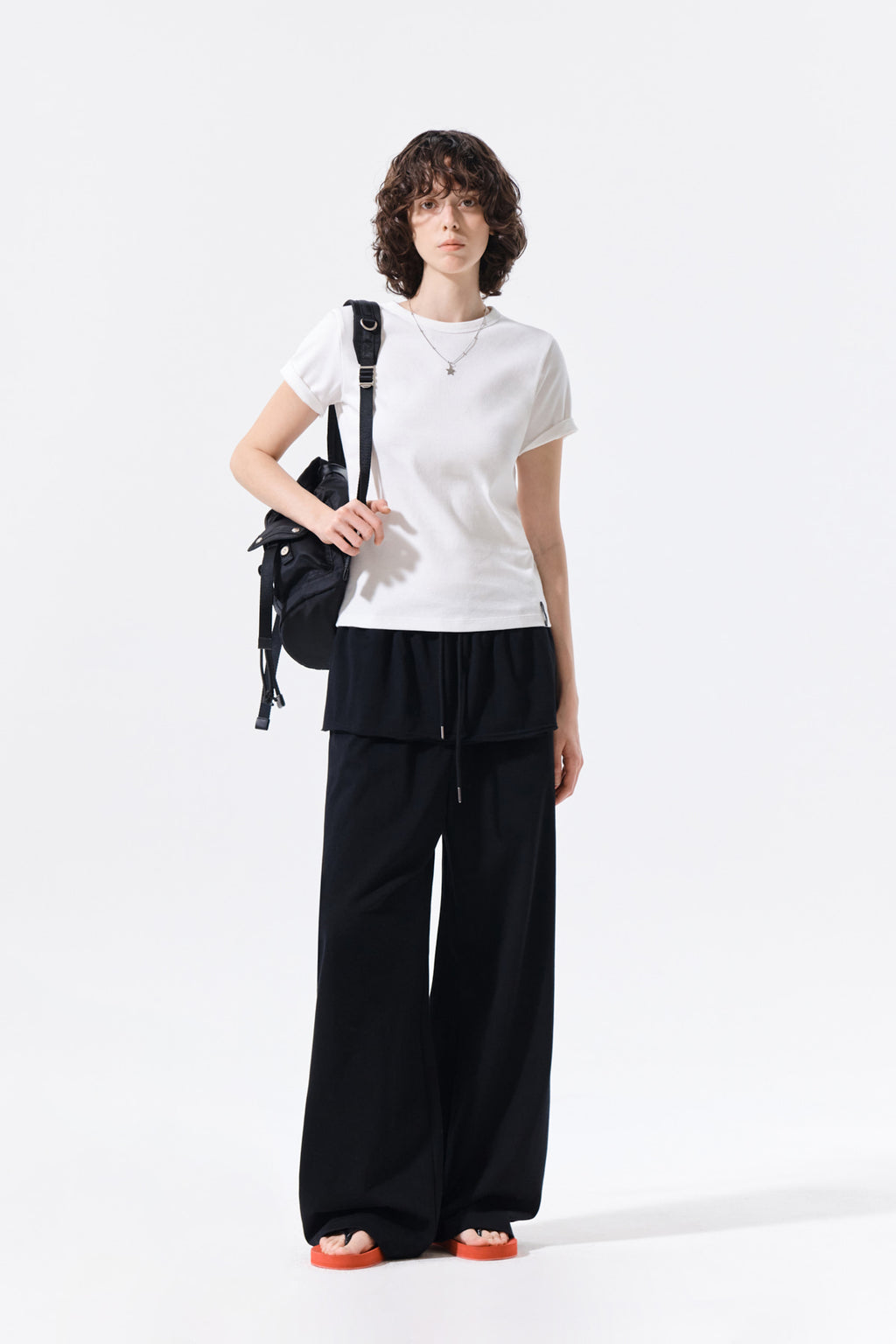 Matin Kim - Label Detail Slim Fit Top (Ivory) product image 9 | TRAB K-Fashion Australia