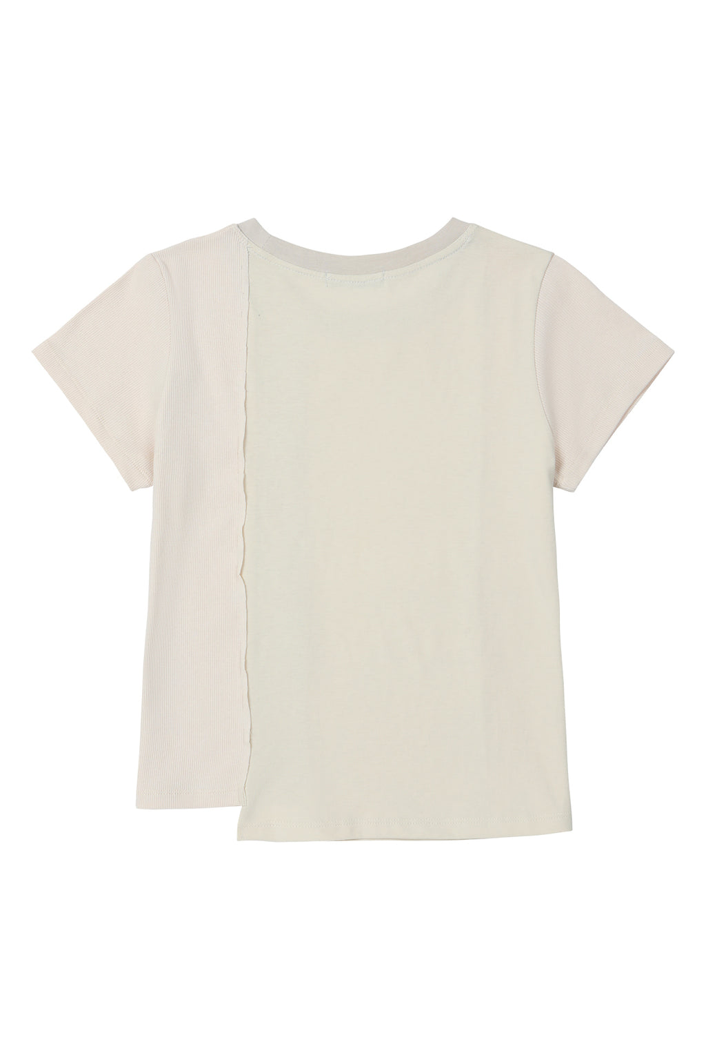 Deinet - Contrast T-Shirt (Beige) product image 2 | TRAB K-Fashion Australia