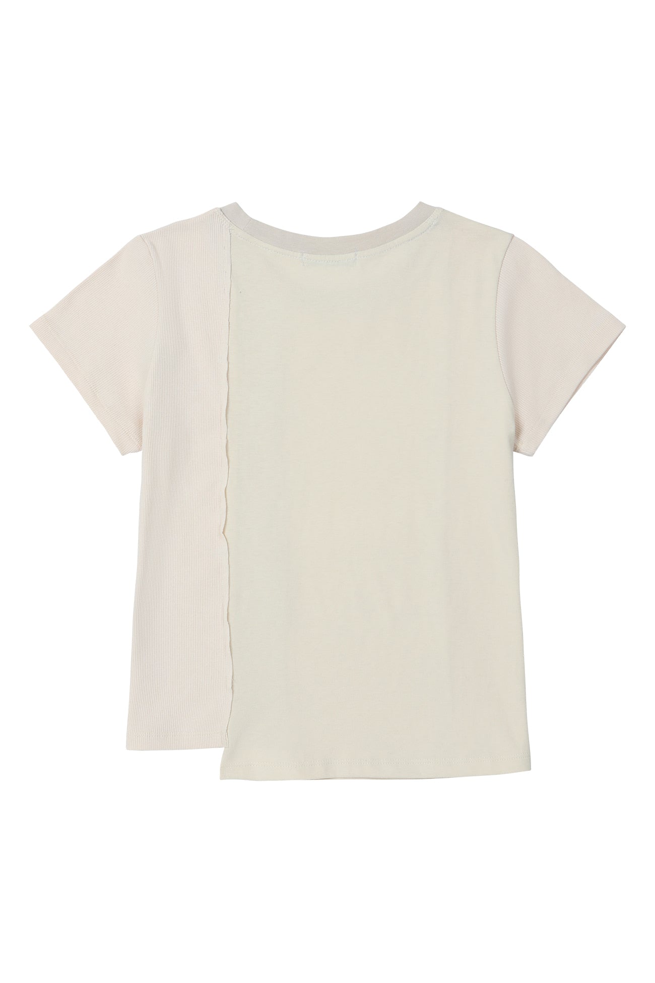 Deinet - Contrast T-Shirt (Beige) product image 2 | TRAB K-Fashion Australia