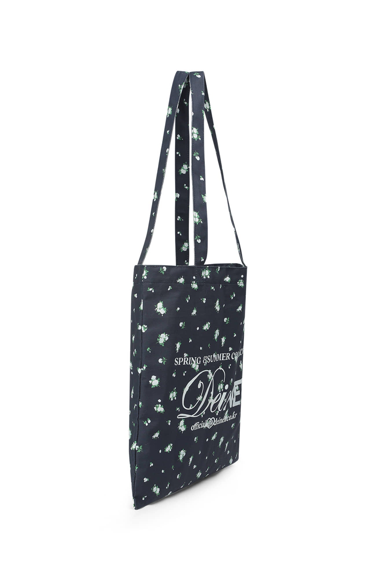 Deinet - Flower Shoulder Bag (Navy) product image 2 | TRAB K-Fashion Australia