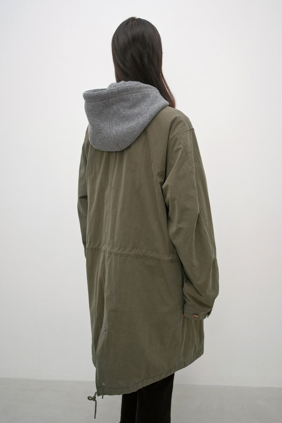 Insilence - M65 Padded Hood Parka (Olive Khaki) product image 6 | TRAB K-Fashion Australia