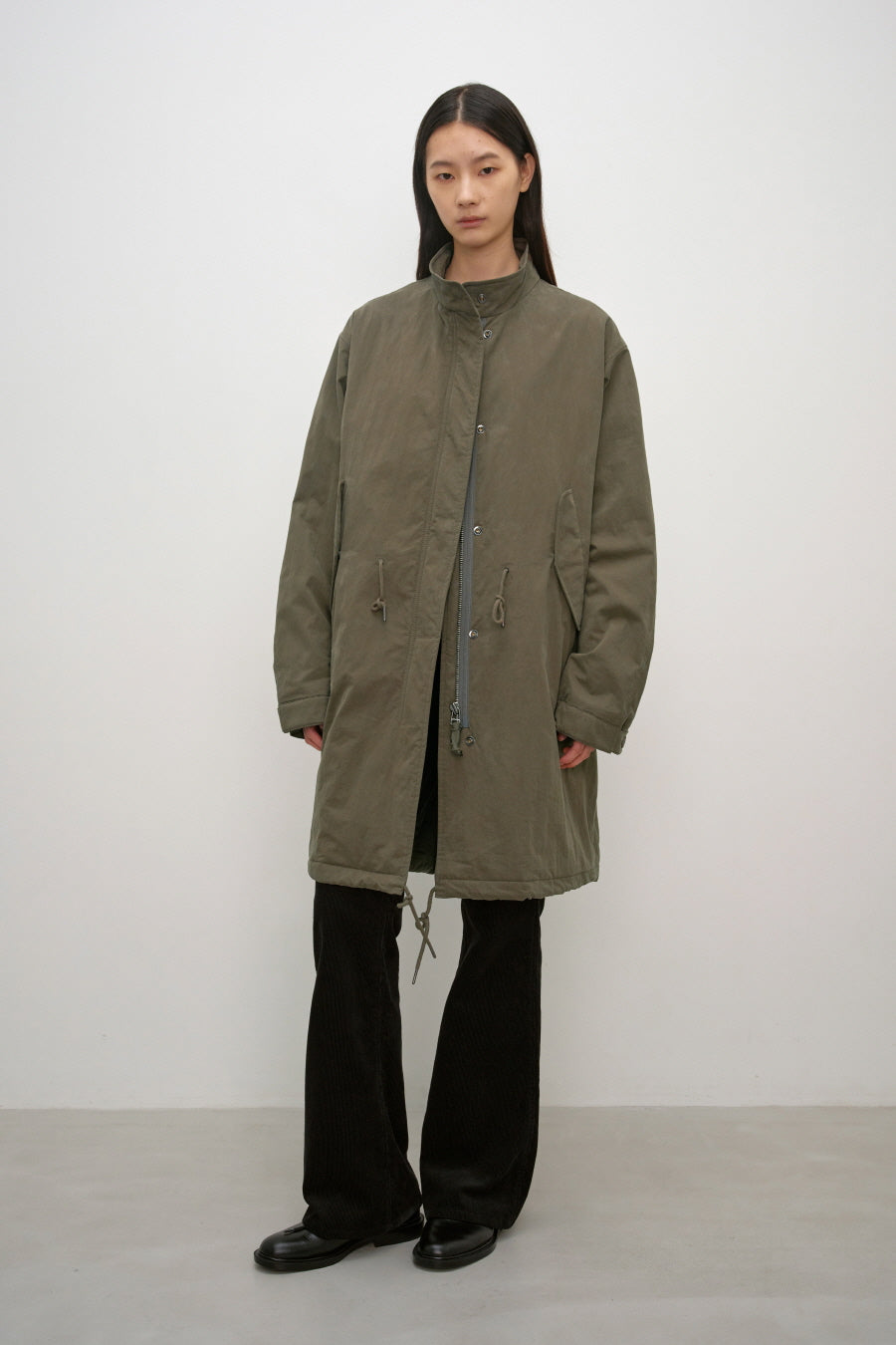 Insilence - M65 Padded Hood Parka (Olive Khaki) product image 8 | TRAB K-Fashion Australia