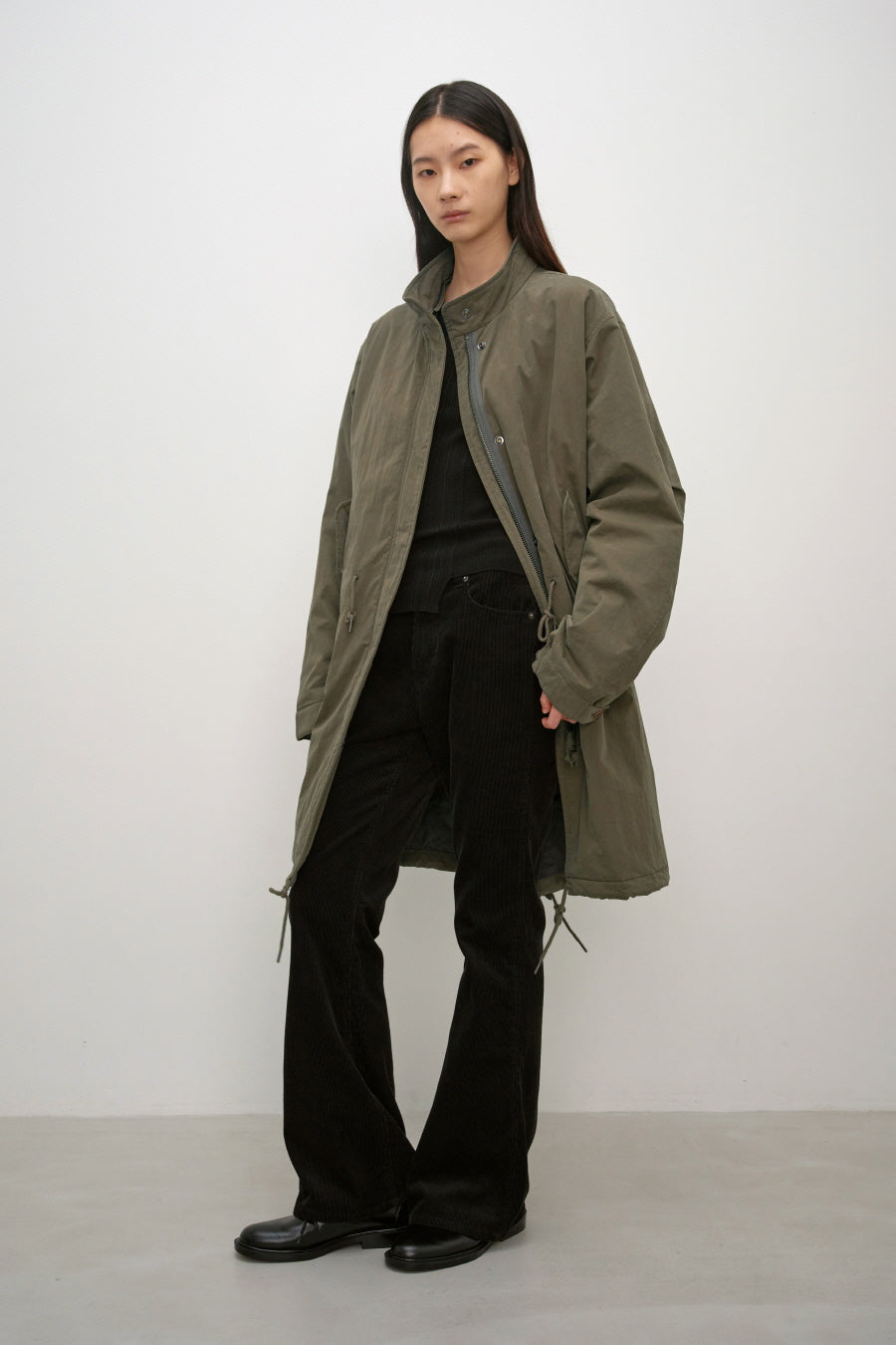 Insilence - M65 Padded Hood Parka (Olive Khaki) product image 2 | TRAB K-Fashion Australia