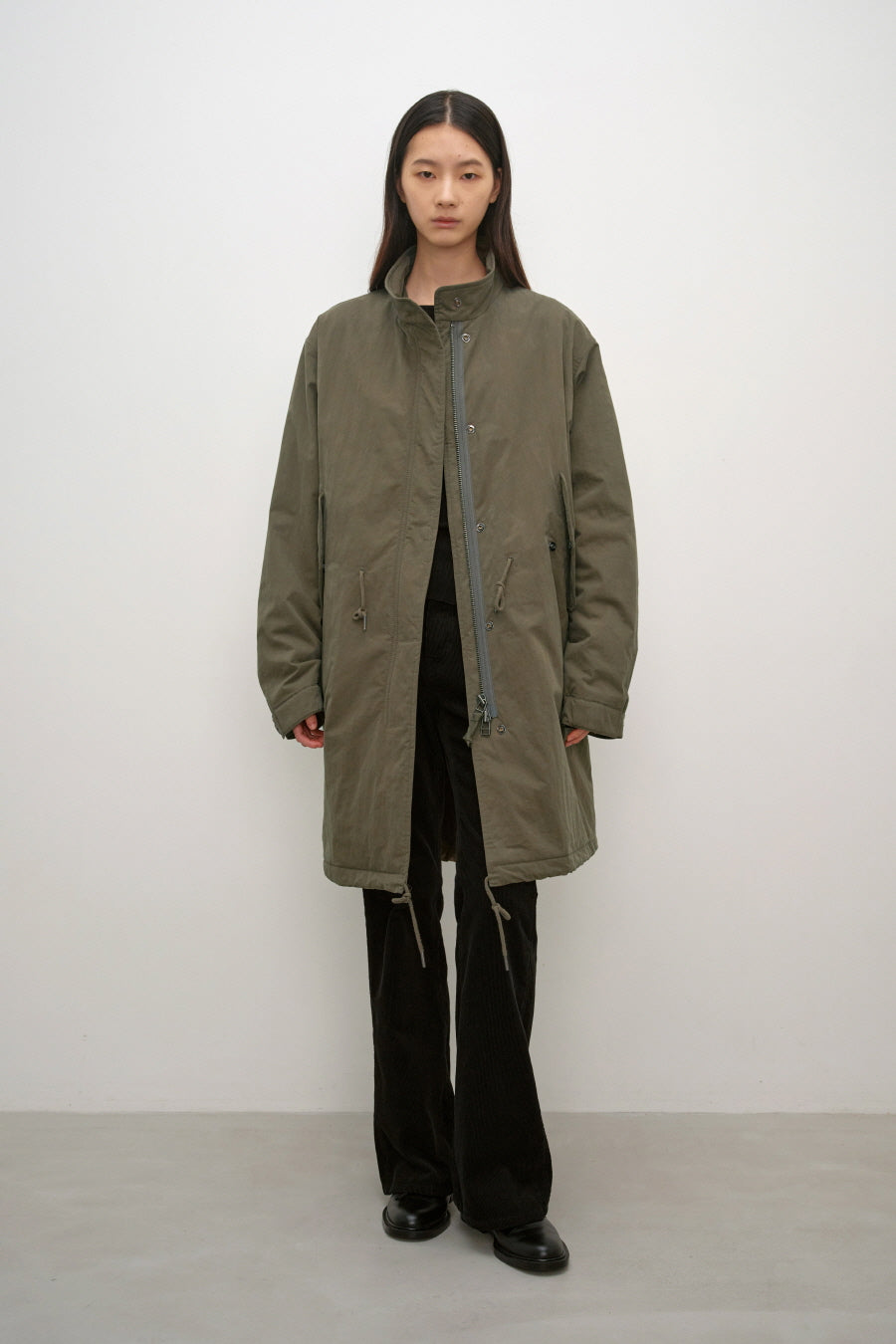 Insilence - M65 Padded Hood Parka (Olive Khaki) product image 1 | TRAB K-Fashion Australia