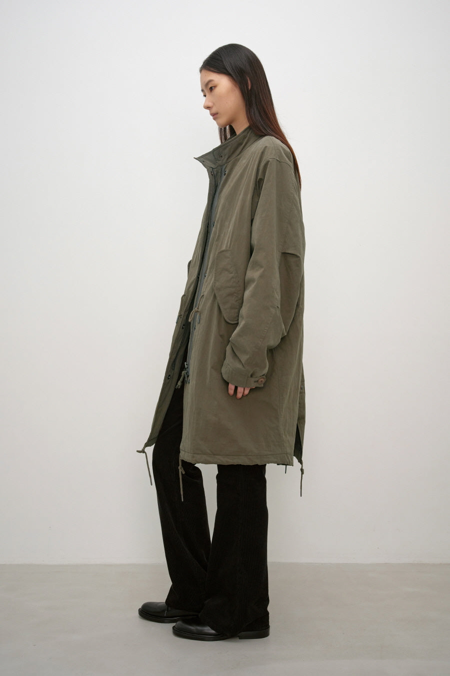 Insilence - M65 Padded Hood Parka (Olive Khaki) product image 5 | TRAB K-Fashion Australia
