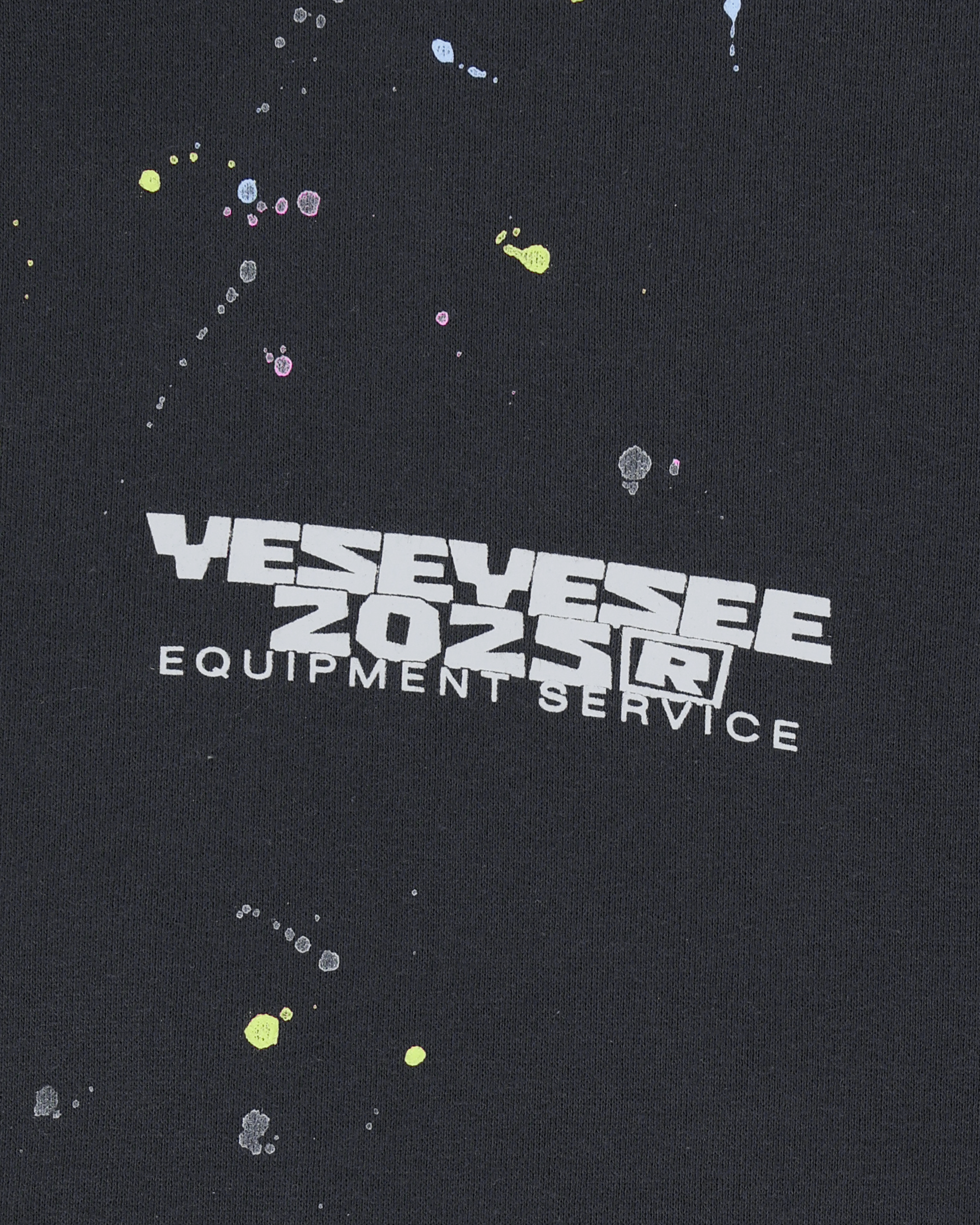 yeseyesee - Y.E.S Multi Painted Hoodie (Charcoal) product image 3 | TRAB K-Fashion Australia