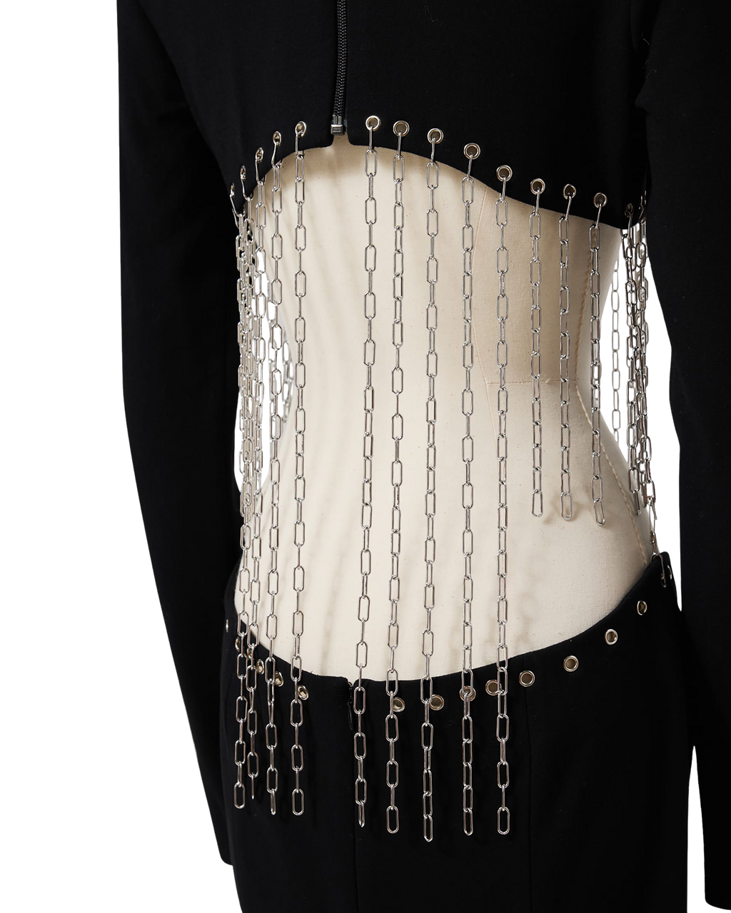 Kimhe Kim - Chain Embellished Waistless Maxi Dress (Black) product image 13 | TRAB K-Fashion Australia