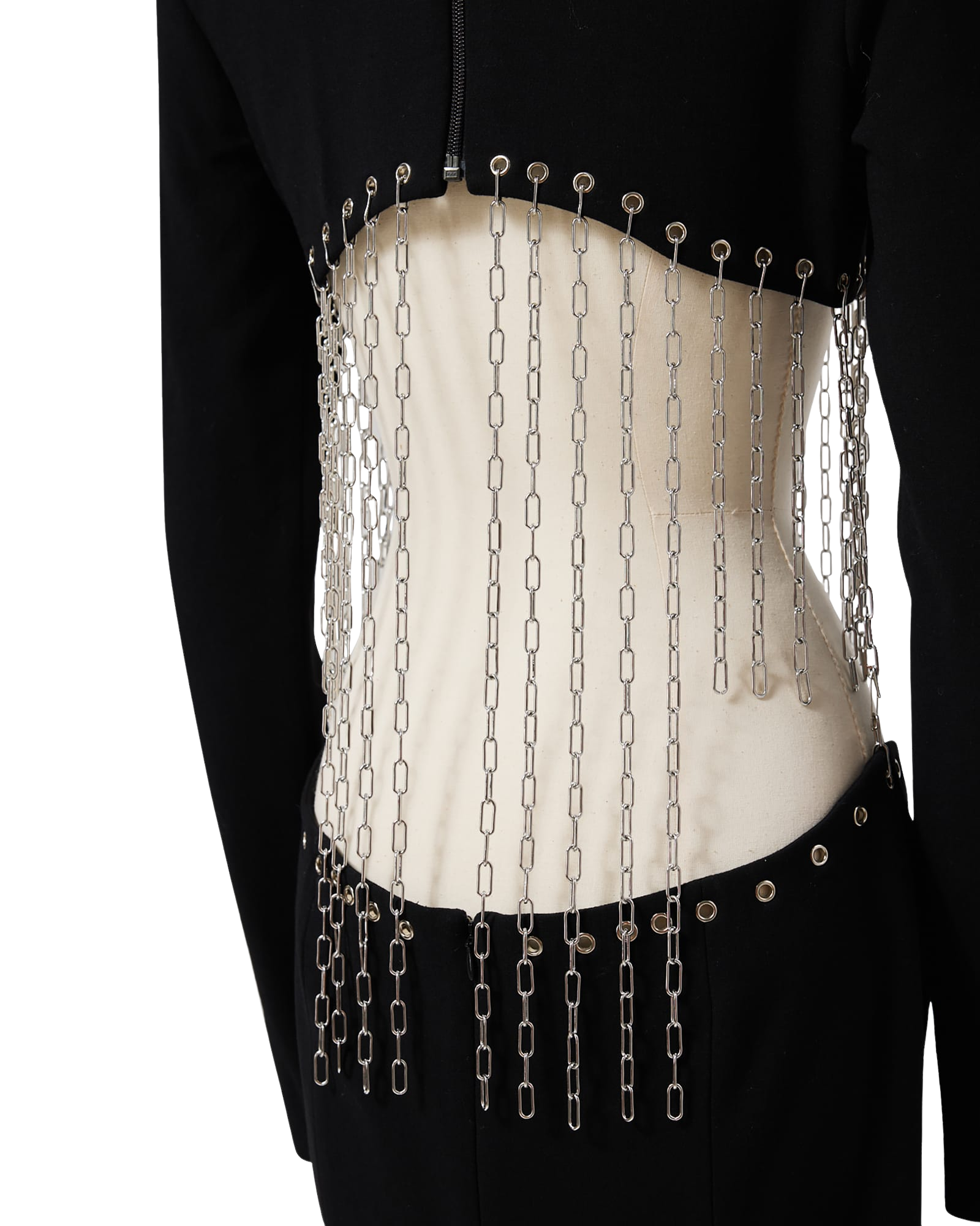 Kimhe Kim - Chain Embellished Waistless Maxi Dress (Black) product image 13 | TRAB K-Fashion Australia