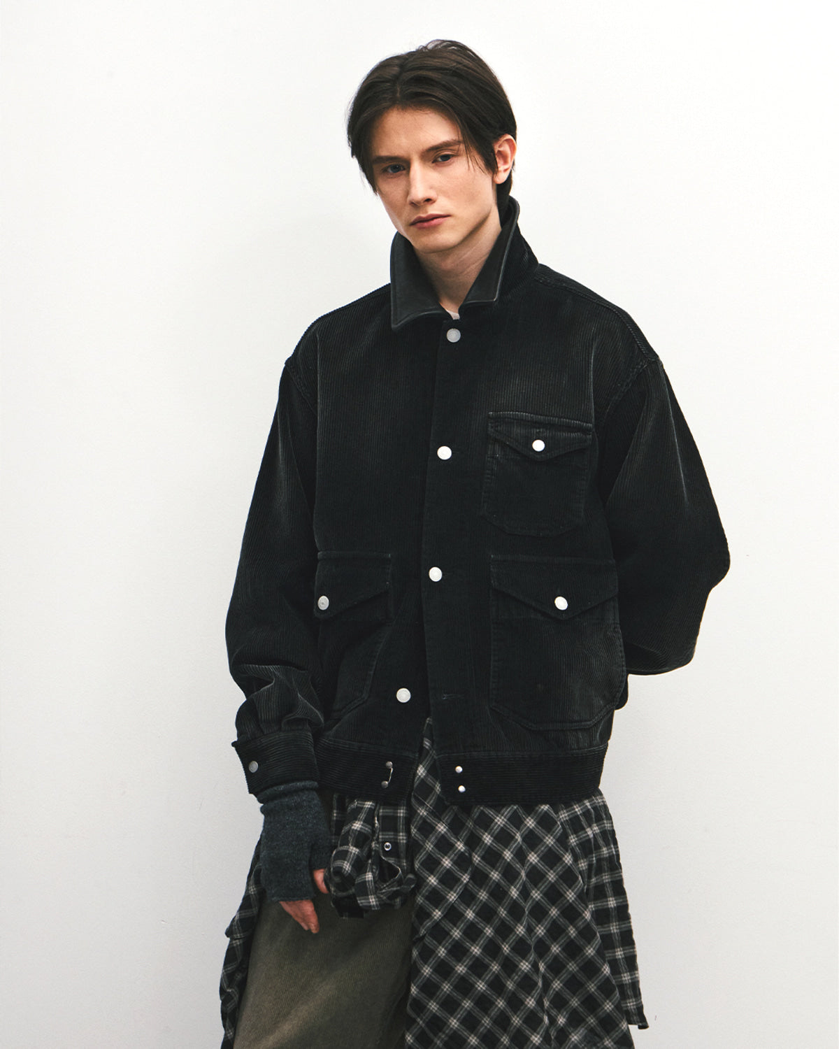 Eastlogue - Trapper Jacket (Black Corduroy) product image 3 | TRAB K-Fashion Australia