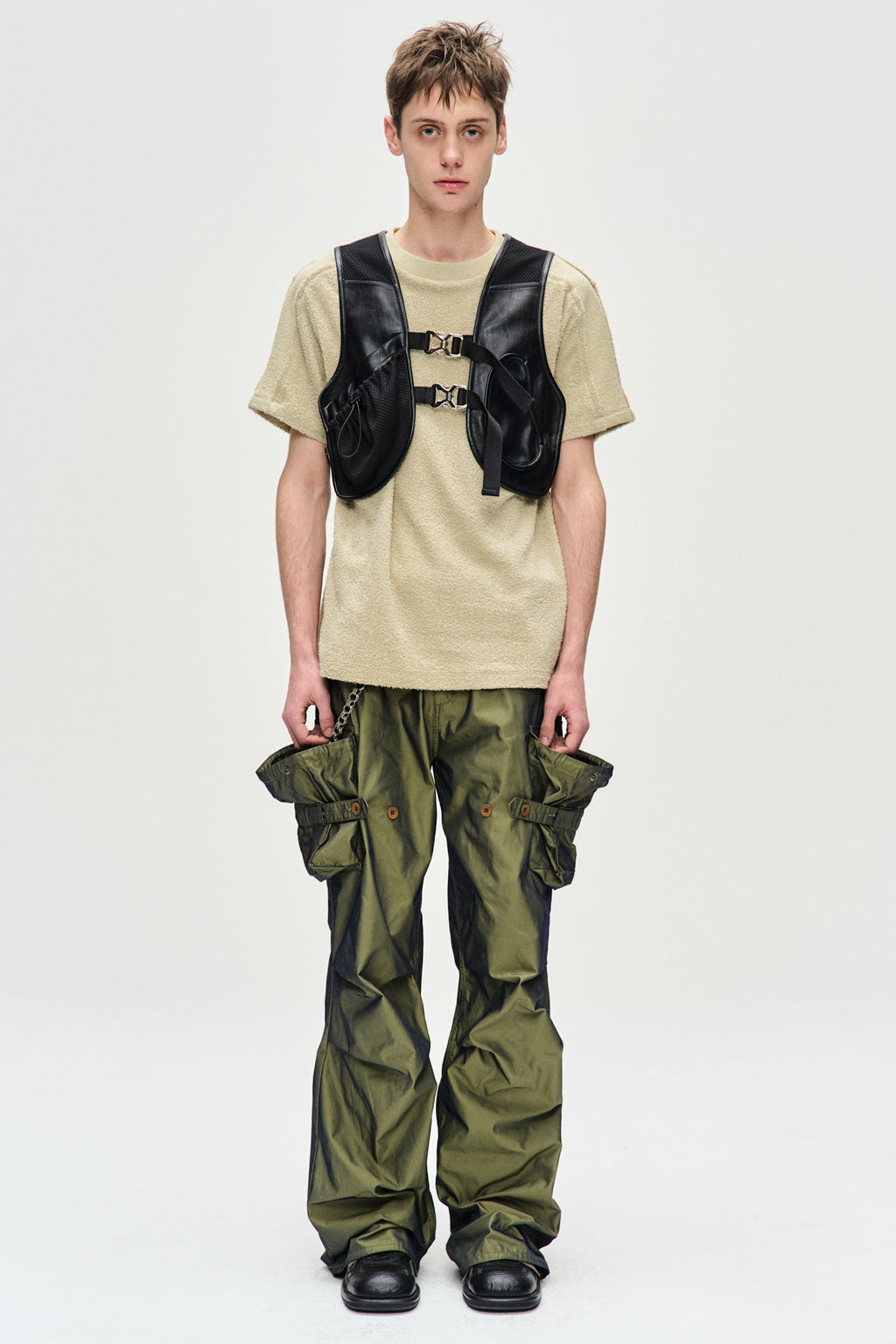 Andersson Bell - Sina Faux-Leather Vest (Black) product image 9 | TRAB K-Fashion Australia