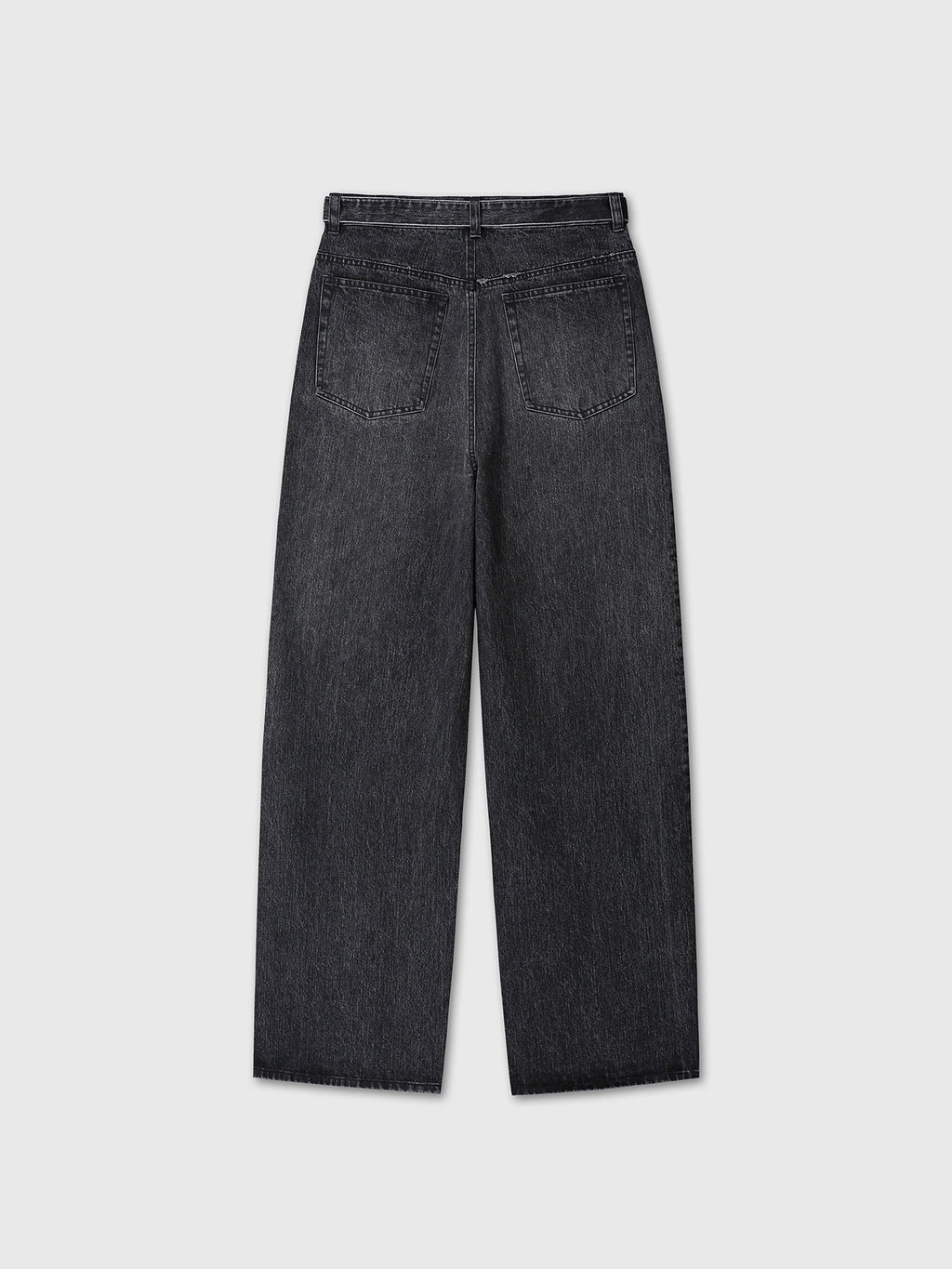 Tonywack - Wide-Leg Belted Denim Jeans (Faded Black) product image 7 | TRAB K-Fashion Australia