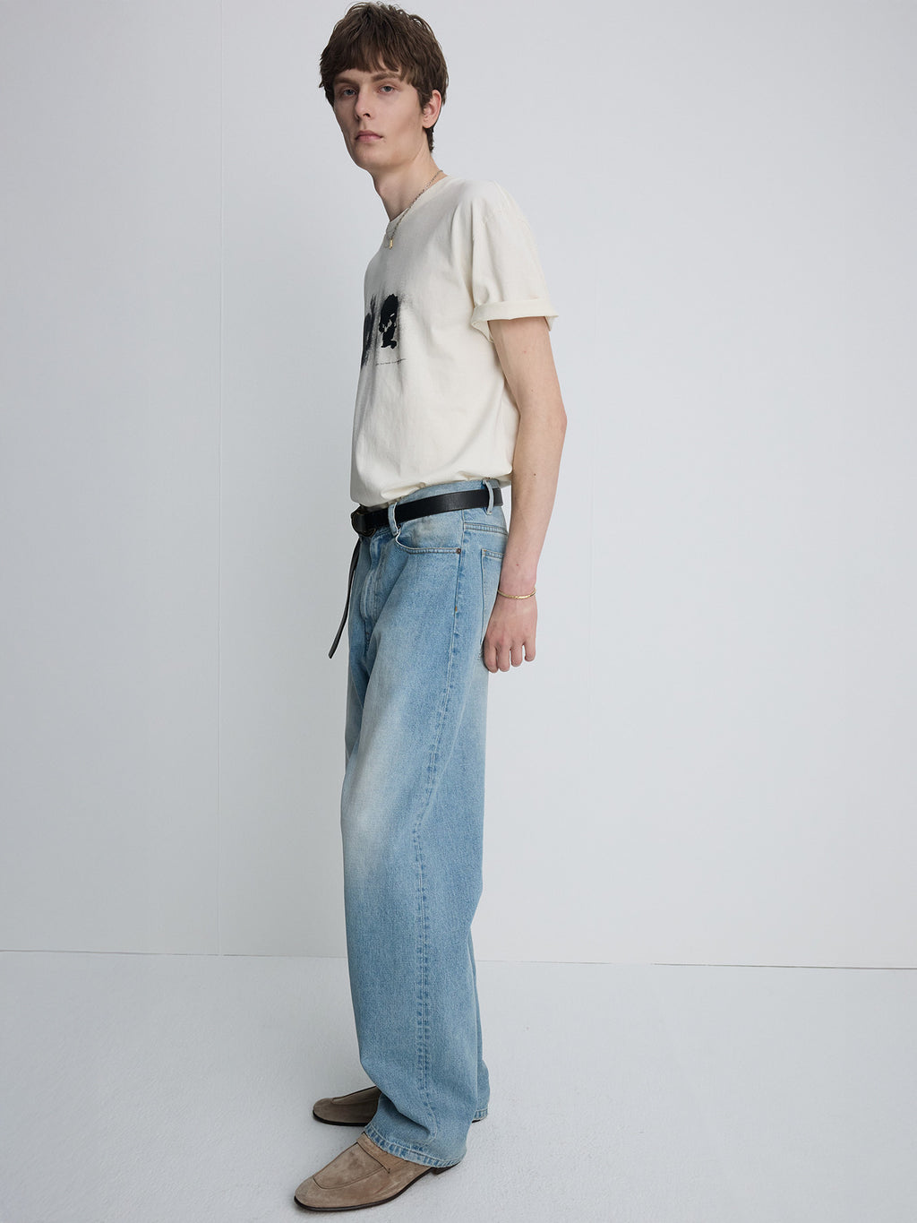Tonywack - Garment Dyed Profiled T-Shirt (Salt Pigment) product image 7 | TRAB K-Fashion Australia
