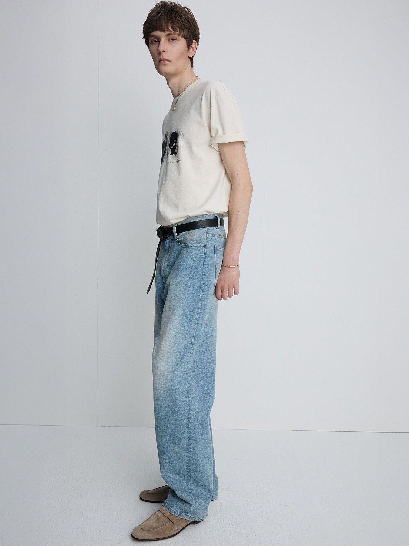 Tonywack - Garment Dyed Profiled T-Shirt (Salt Pigment) product image 7 | TRAB K-Fashion Australia