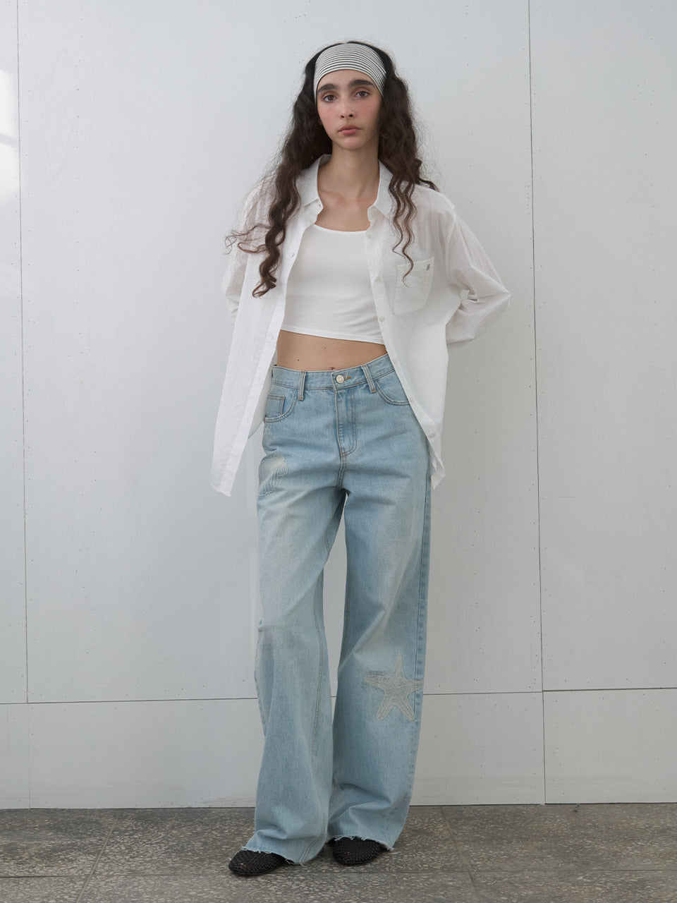 Kijun - Seashore Jeans (Light Blue) product image 9 | TRAB K-Fashion Australia