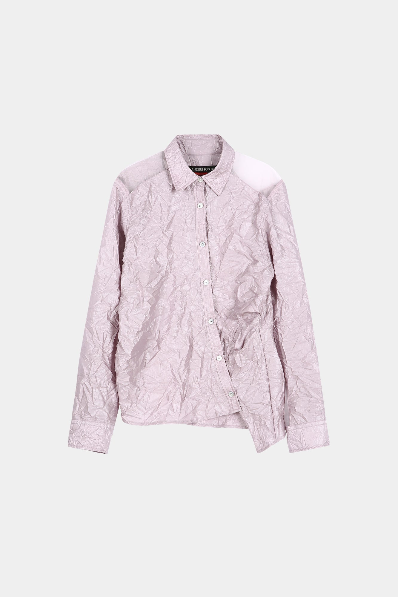 Andersson Bell - Crinkled Twist-Tuck Shirt (Pink) product image 10 | TRAB K-Fashion Australia