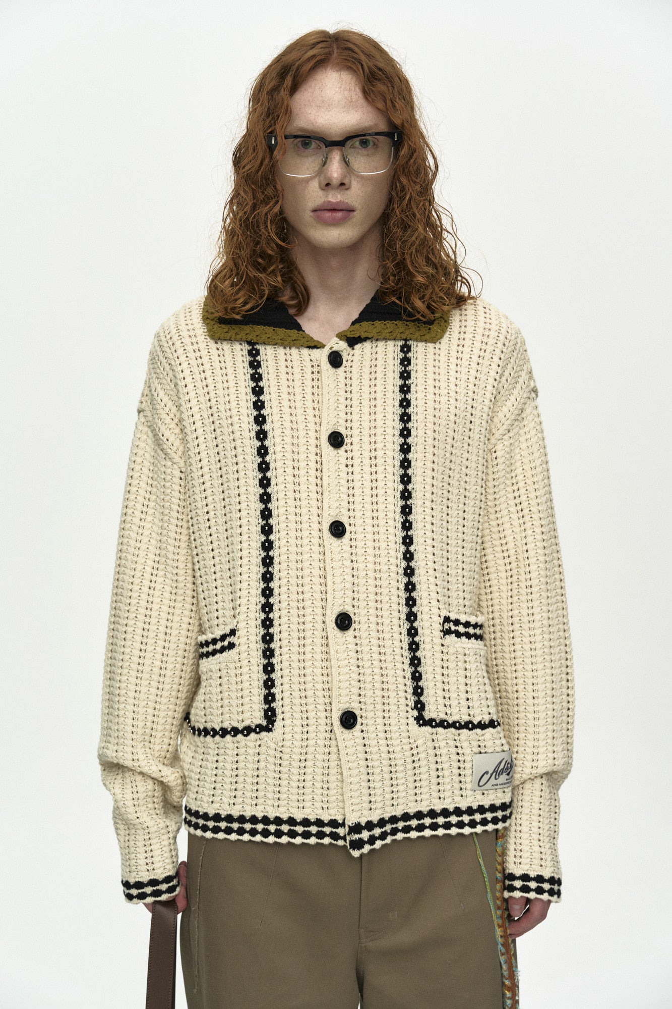 Andersson Bell New Fantasia カーディガン Andersson Bell - Unisex New Fantasia Collar Cardigan (Ecru) | TRAB