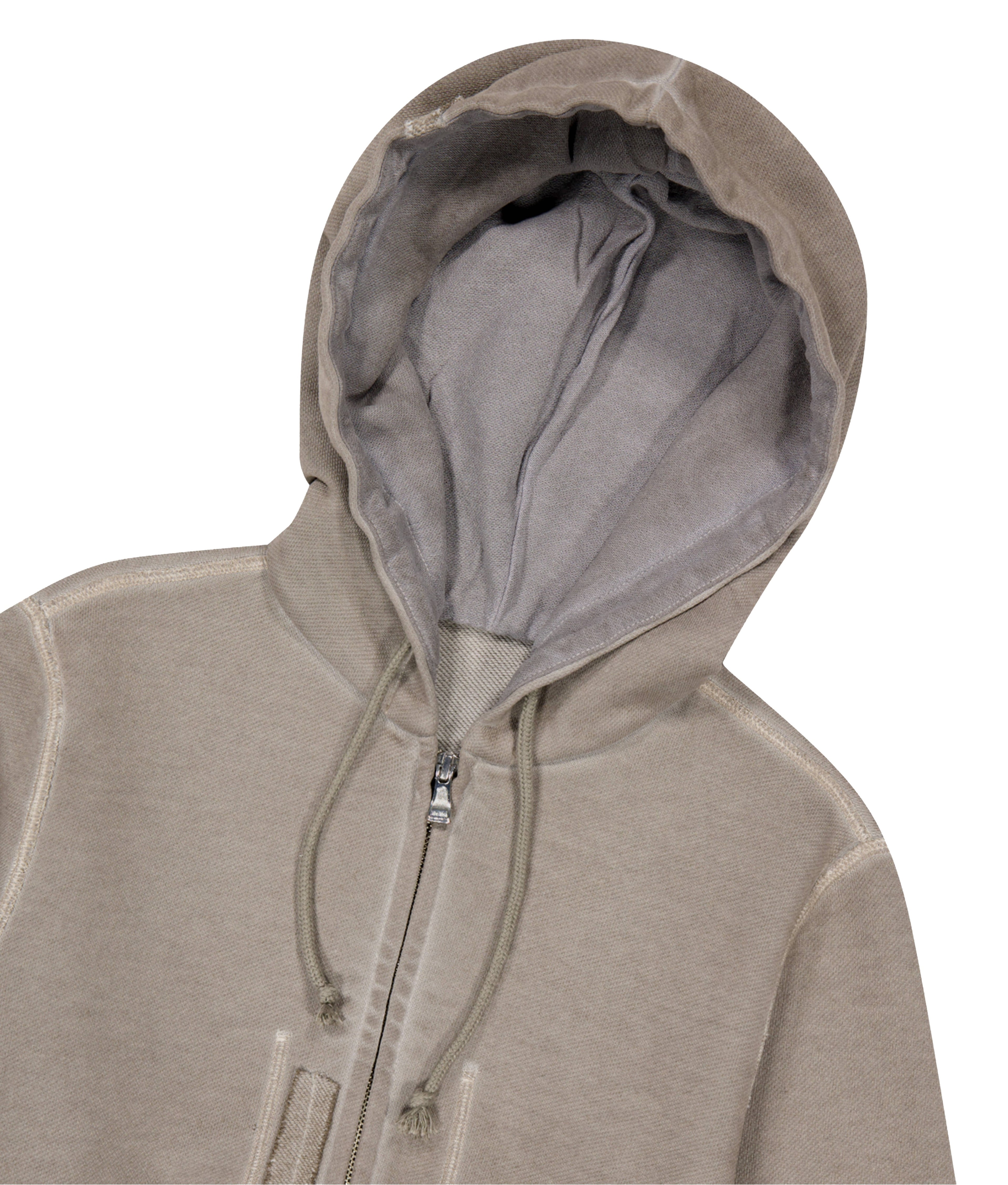 XLIM - Ep.8 Women 01 Hoodie Zipup (Washed Taupe) product image 7 | TRAB K-Fashion Australia