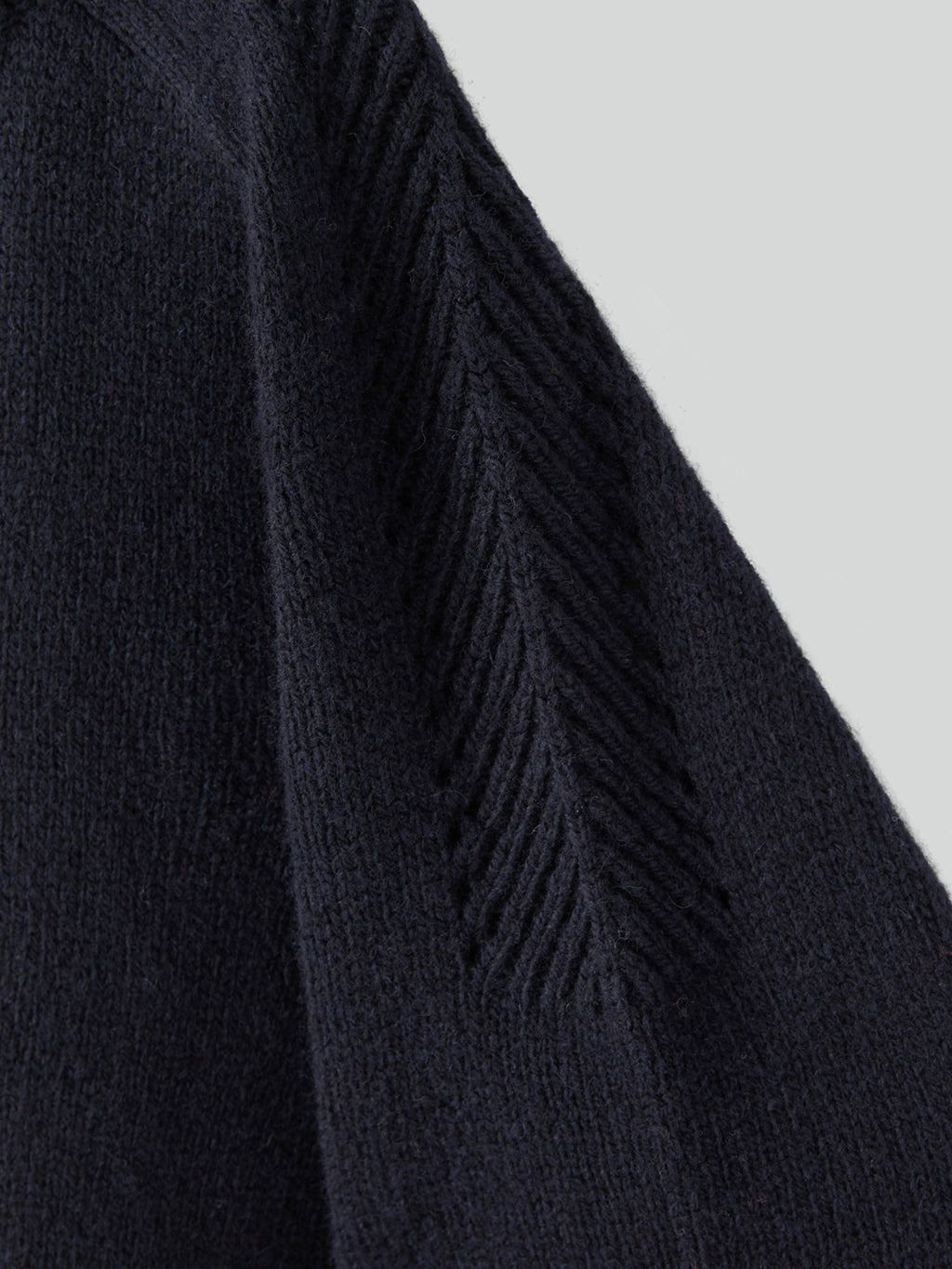 Recto - Shetland Wool Knit Top (Dark Navy) product image 8 | TRAB K-Fashion Australia