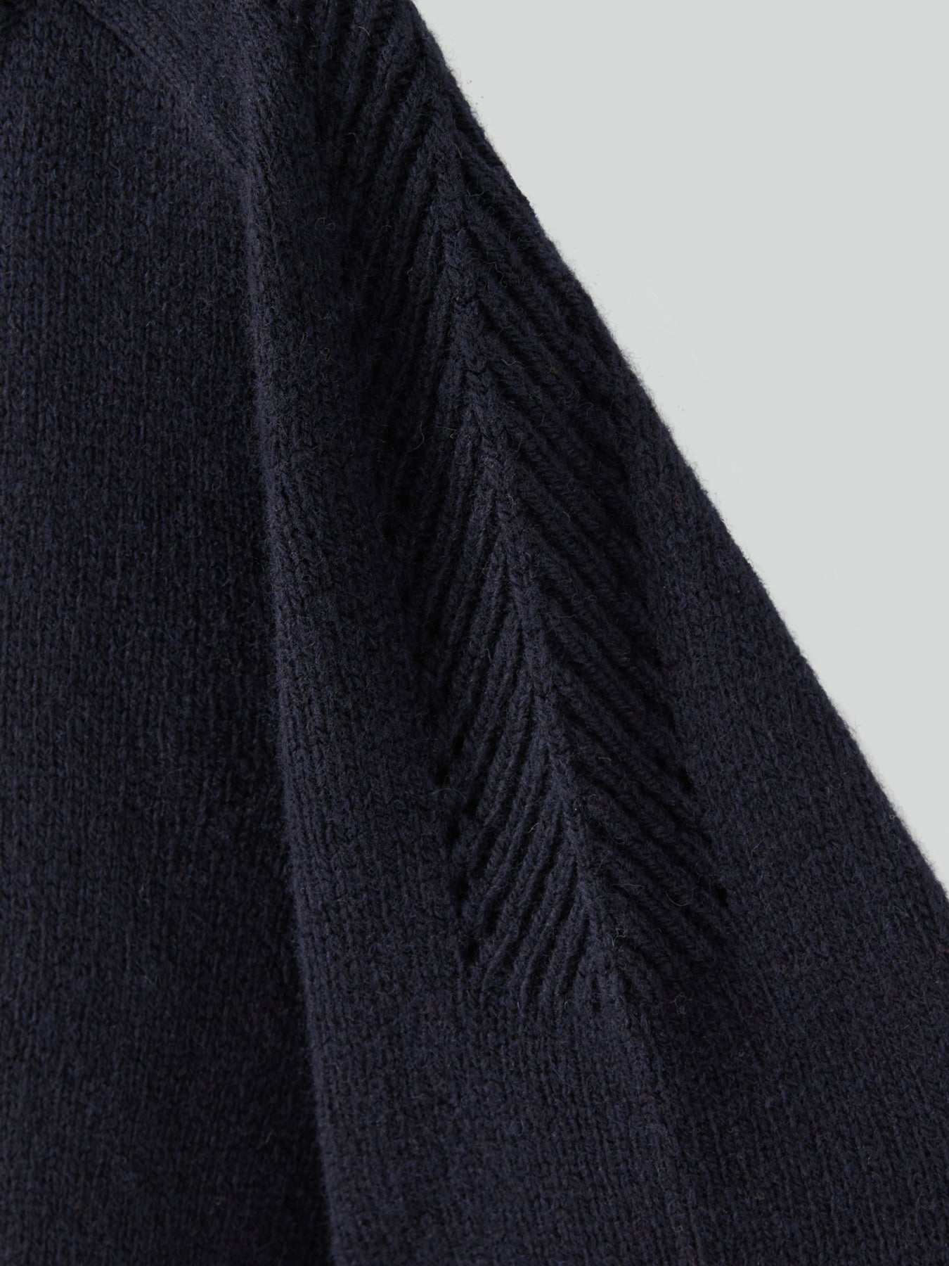 Recto - Shetland Wool Knit Top (Dark Navy) product image 8 | TRAB K-Fashion Australia