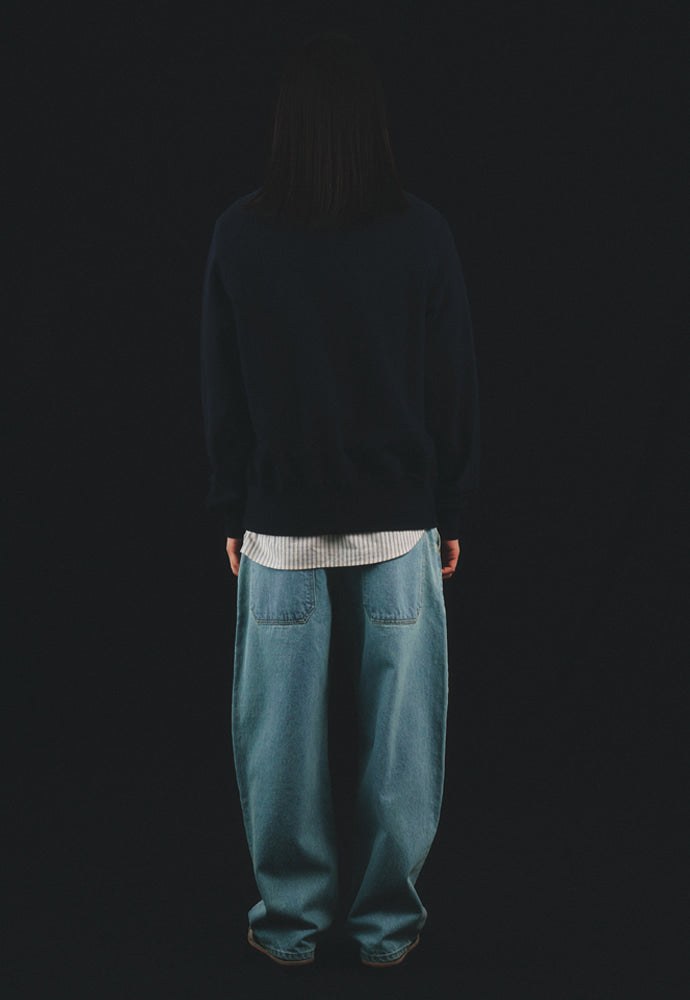 Art if acts - Half Zipup Sweat Shirt (Navy) product image 4 | TRAB K-Fashion Australia