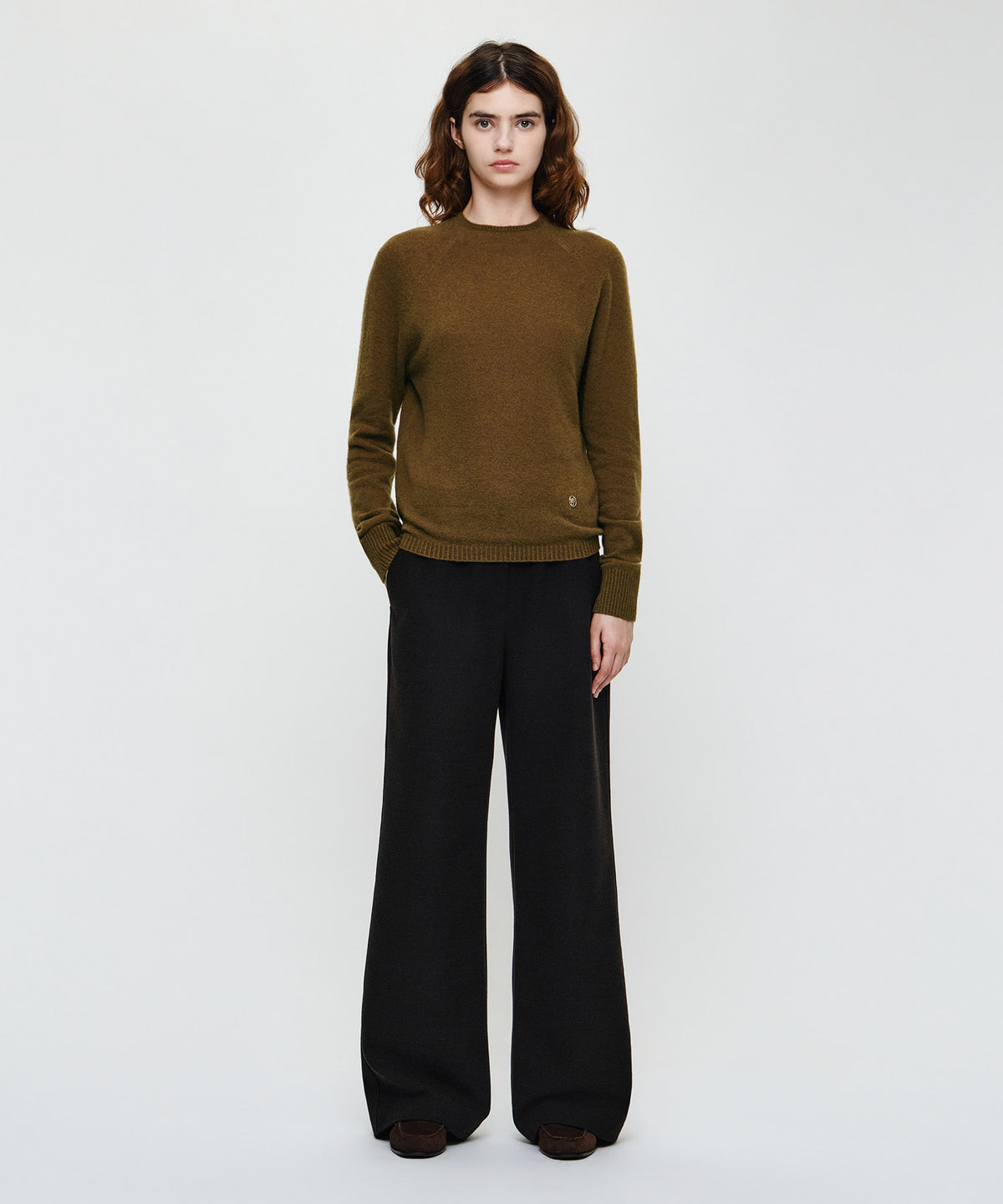 Marithe & Francois Girbaud - Premium Merino Wool Half Neck Knit (Brown) product image 4 | TRAB K-Fashion Australia