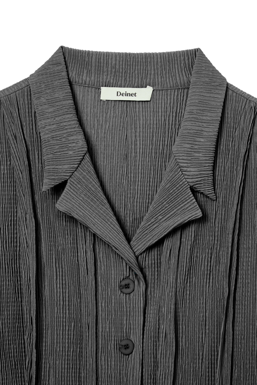 Deinet - Cut Out Pleats Shirt (Charcoal) product image 3 | TRAB K-Fashion Australia