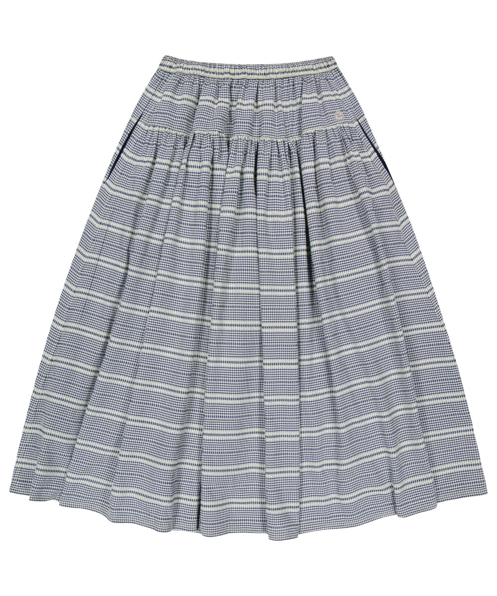Coyseio - Wide Shirring Skirt (Navy) product image 16 | TRAB K-Fashion Australia